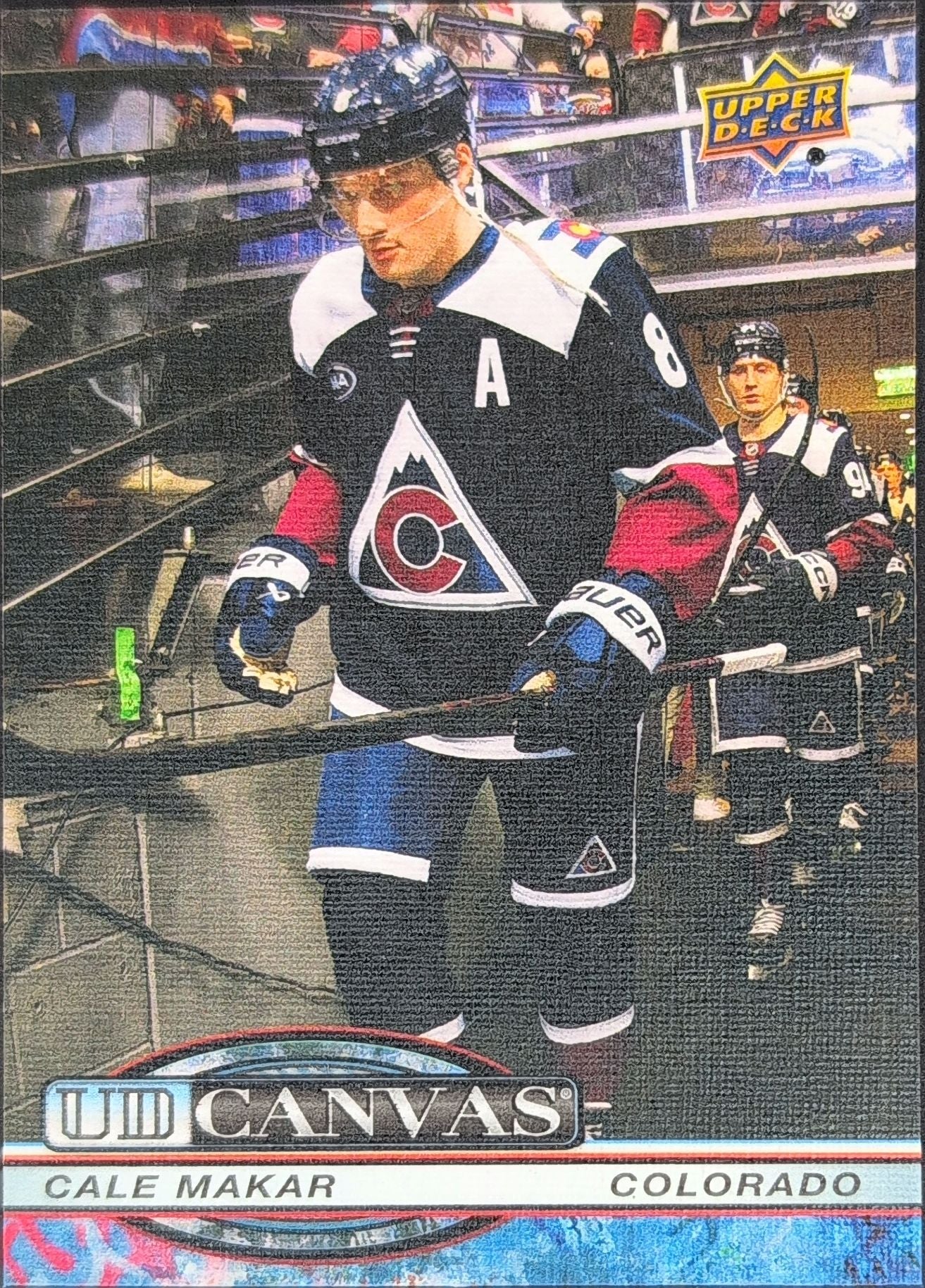 2025-26 Upper Deck Cale Makar #C-8 UD Canvas Colorado Avalanche front