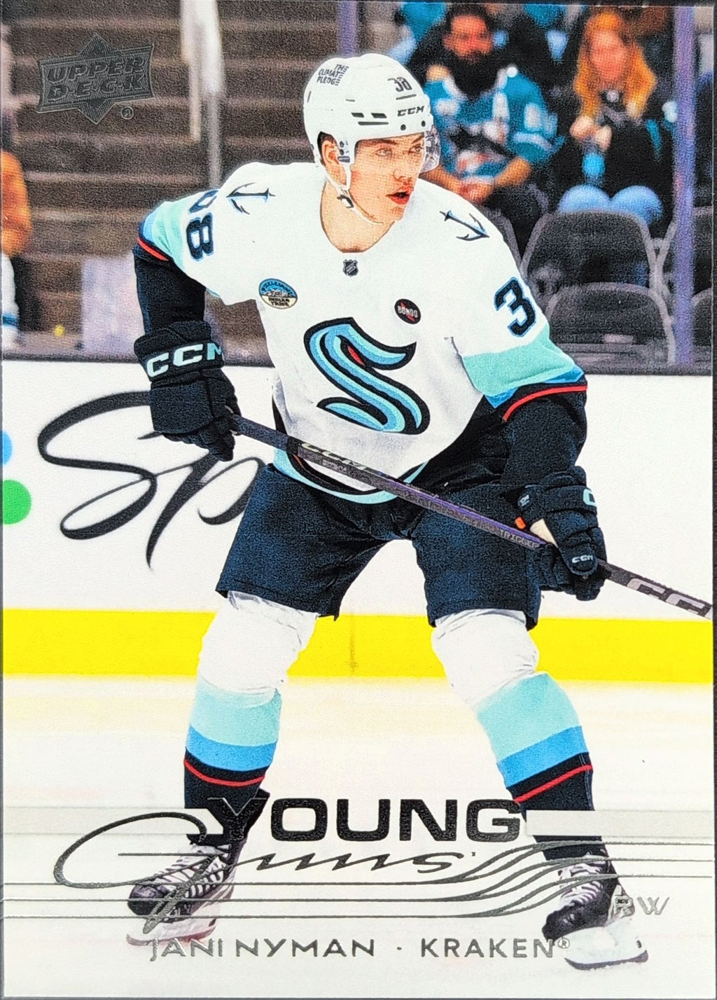 2025-26 Upper Deck Jani Nyman #209 RC Seattle Kraken front