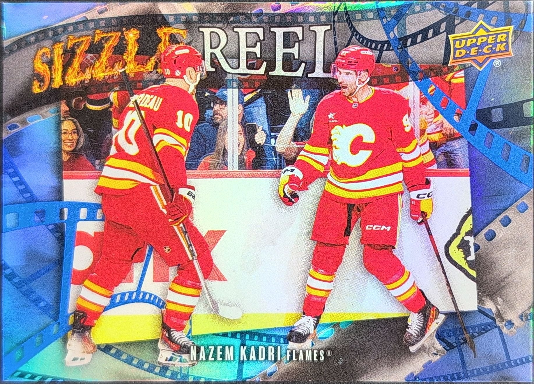 Nazem Kadri 2025-26 Upper Deck #SR-10 Sizzle Reel Calgary Flames - front image