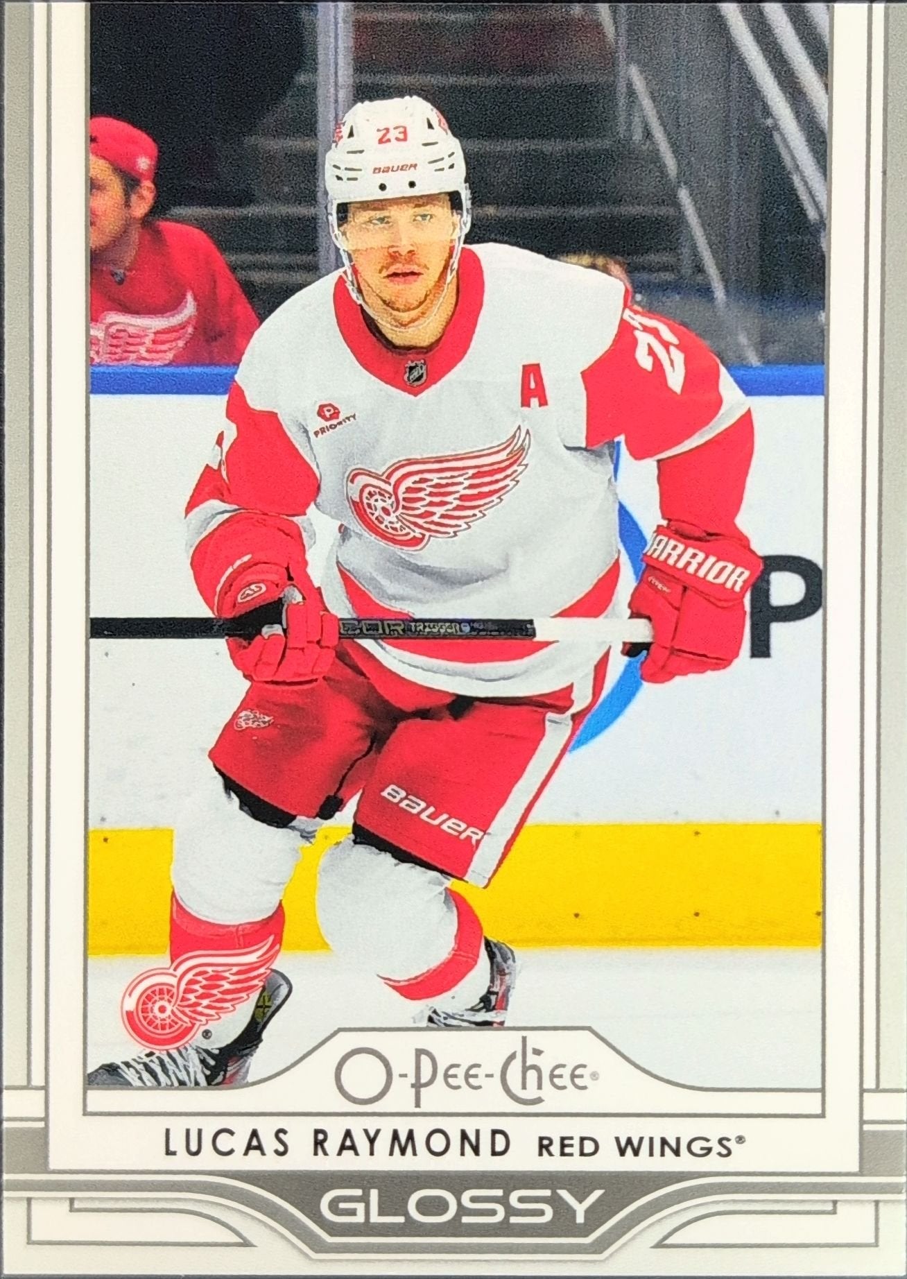 Lucas Raymond 2025-26 Upper Deck #OG-16 O-Pee-Chee Glossy Detroit Red Wings - front image