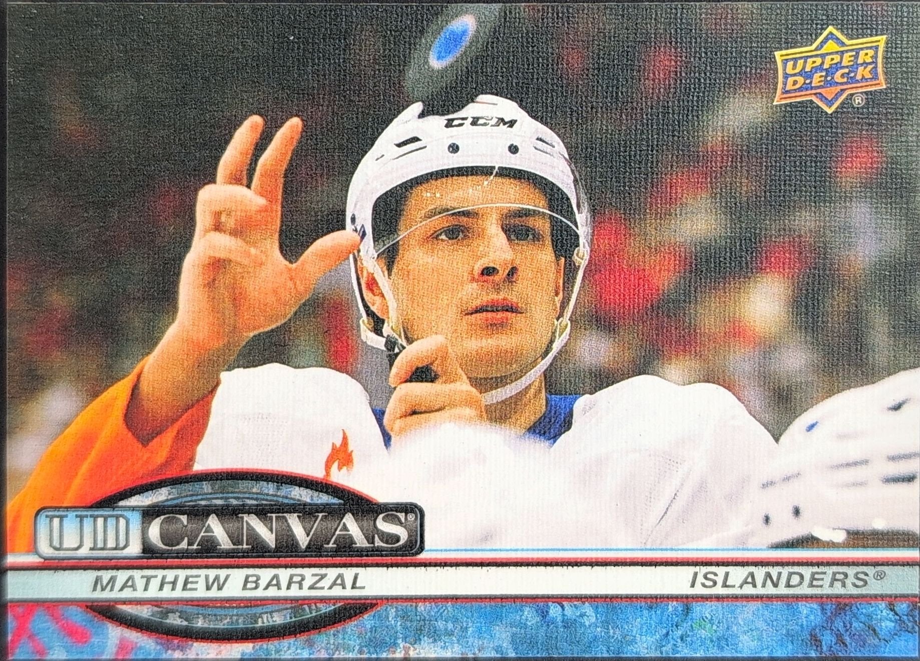 Mathew Barzal 2025-26 Upper Deck #C-56 UD Canvas New York Islanders - front image