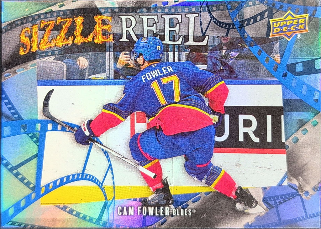 2025-26 Upper Deck Cam Fowler #SR-21 Sizzle Reel St. Louis Blues front