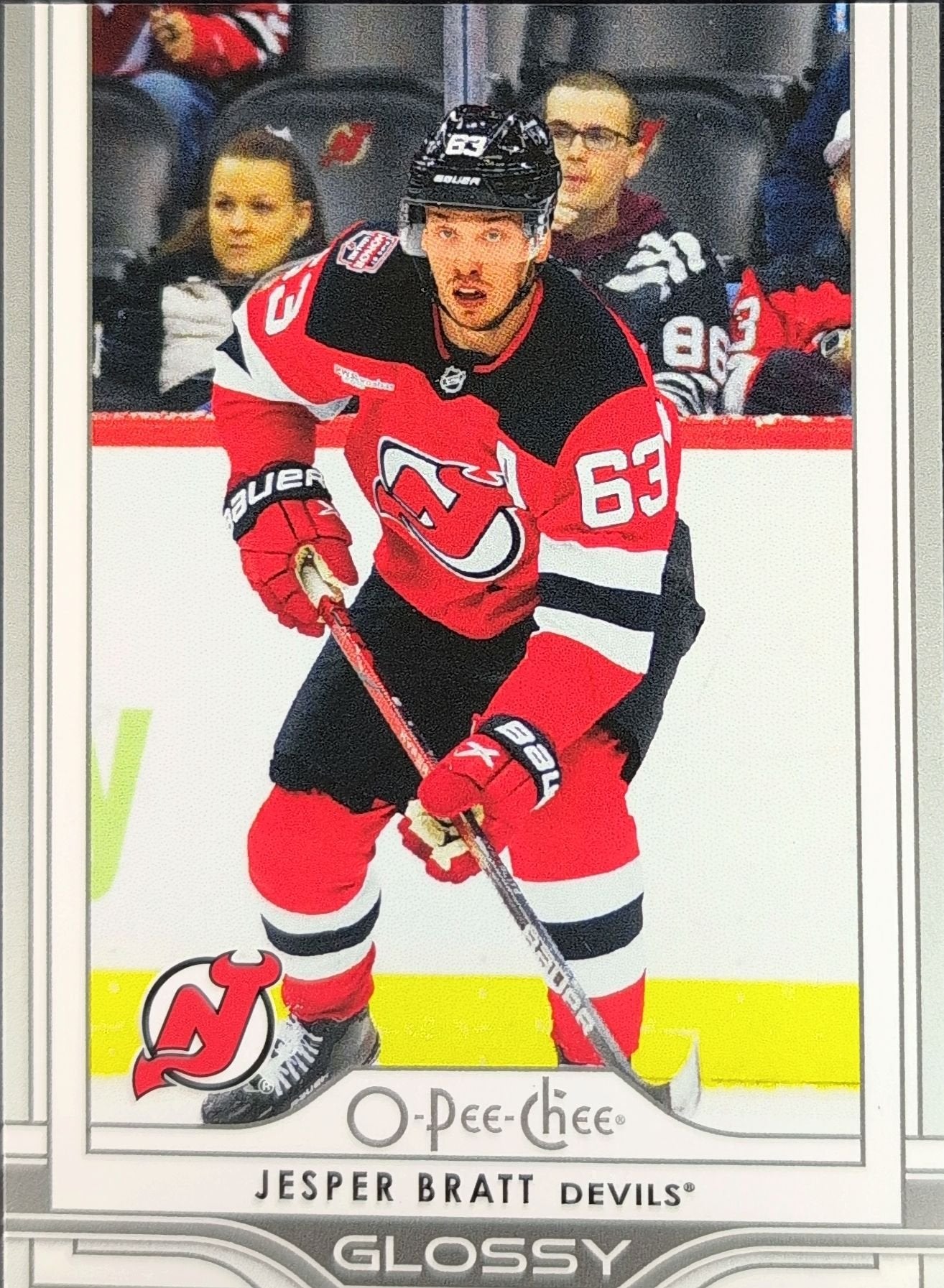 Jesper Bratt 2025-26 Upper Deck #OG-5 O-Pee-Chee Glossy New Jersey Devils - front image