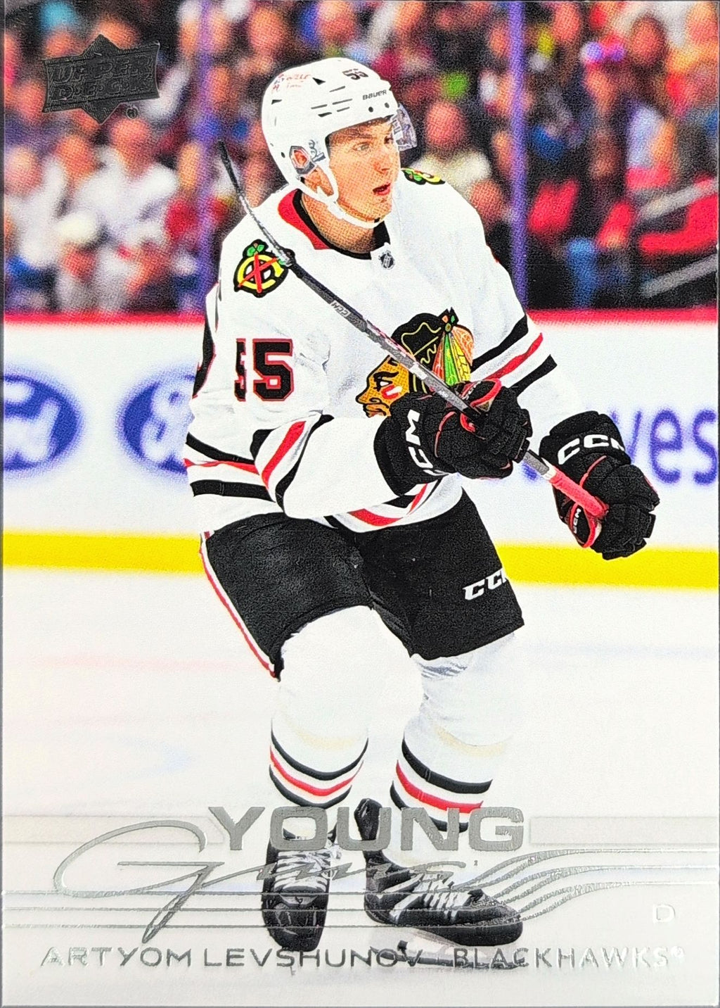 2025-26 Upper Deck Artyom Levshunov #201 RC Chicago Blackhawks front