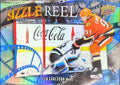 2025-26 Upper Deck Leo Carlsson #SR-17 Sizzle Reel Speckle Anaheim Ducks front