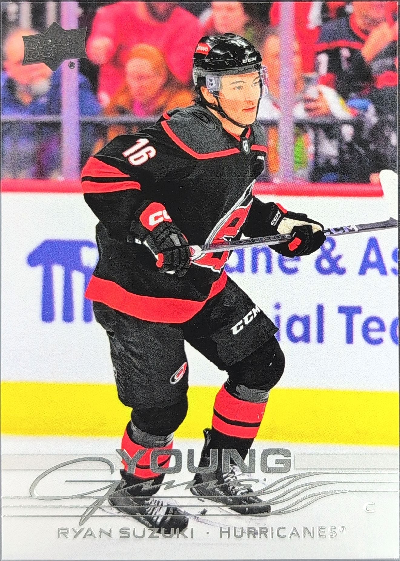 2025-26 Upper Deck Ryan Suzuki #214 RC Carolina Hurricanes front