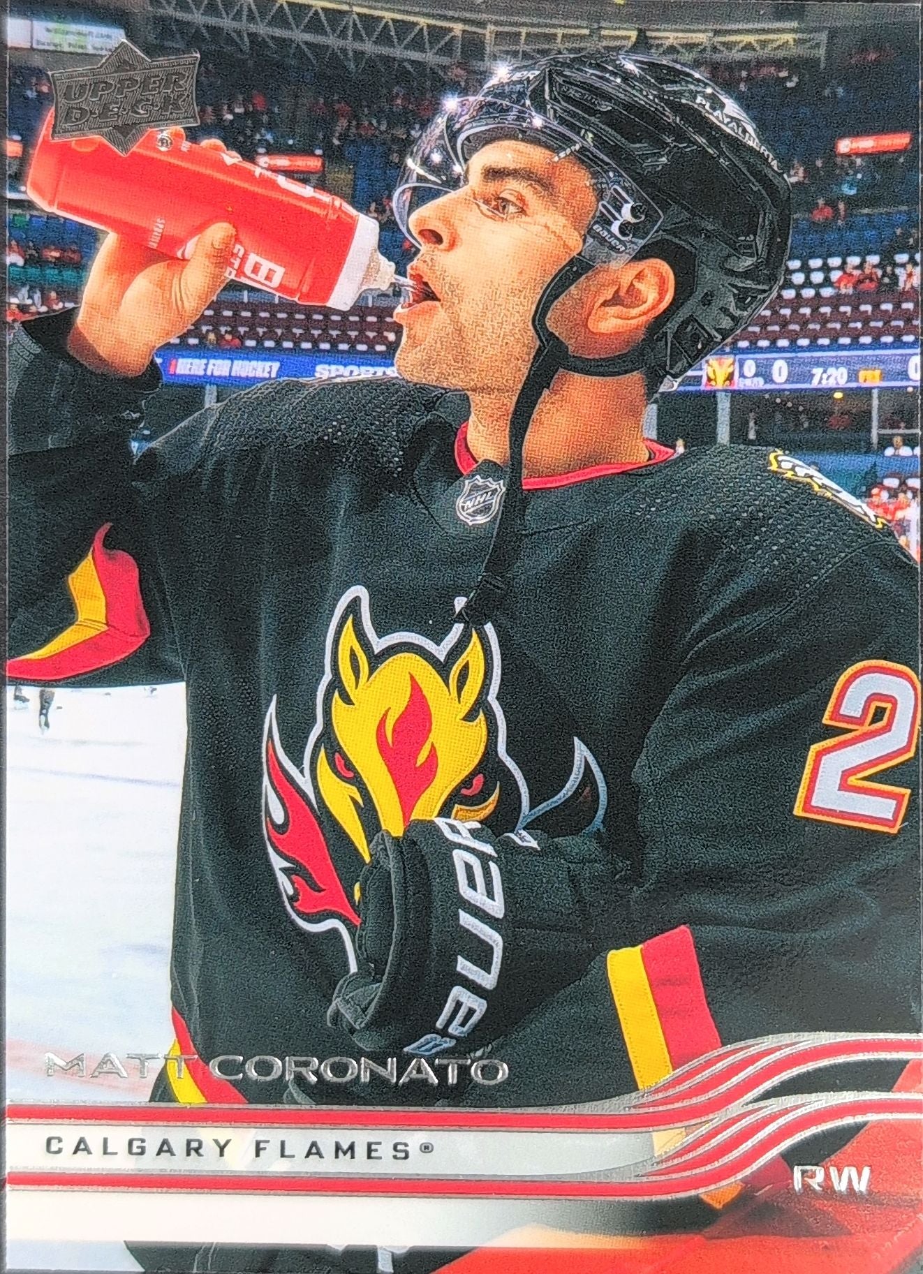 2025-26 Upper Deck Matt Coronato #21 Calgary Flames front