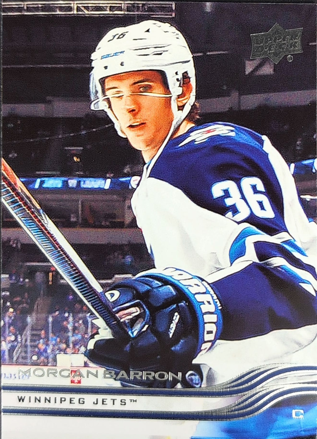 2025-26 Upper Deck Morgan Barron #198 Winnipeg Jets front