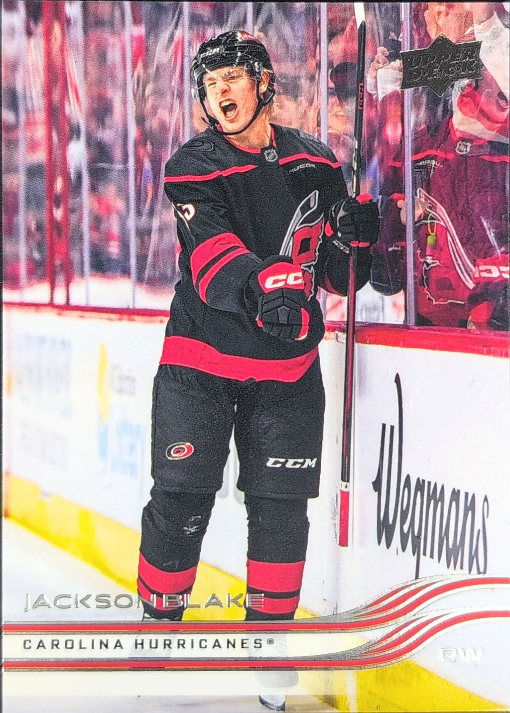 2025-26 Upper Deck Jackson Blake #25 Carolina Hurricanes front