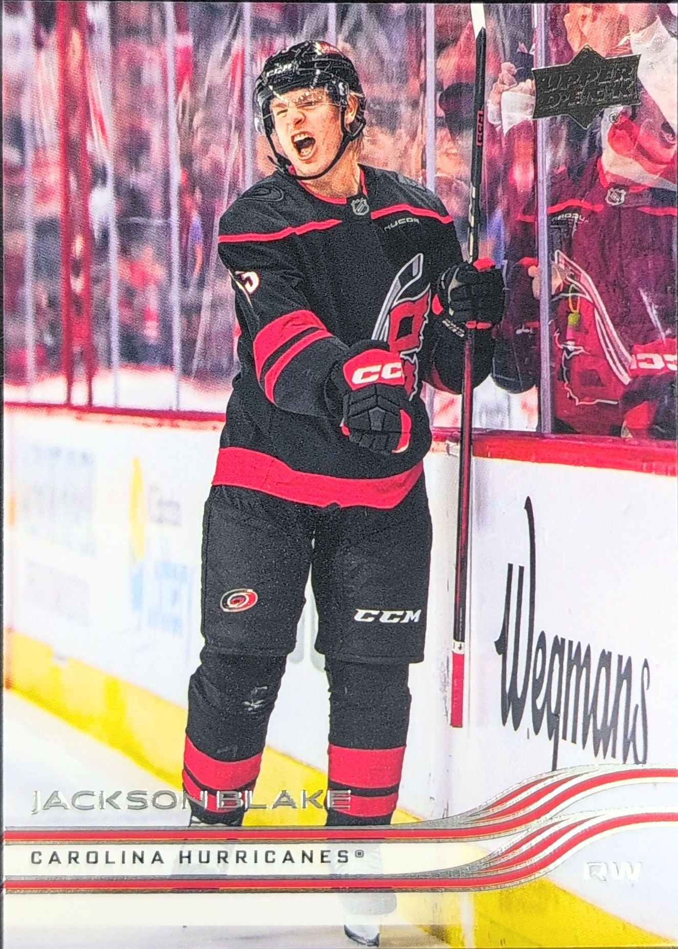 2025-26 Upper Deck Jackson Blake #25 Carolina Hurricanes front
