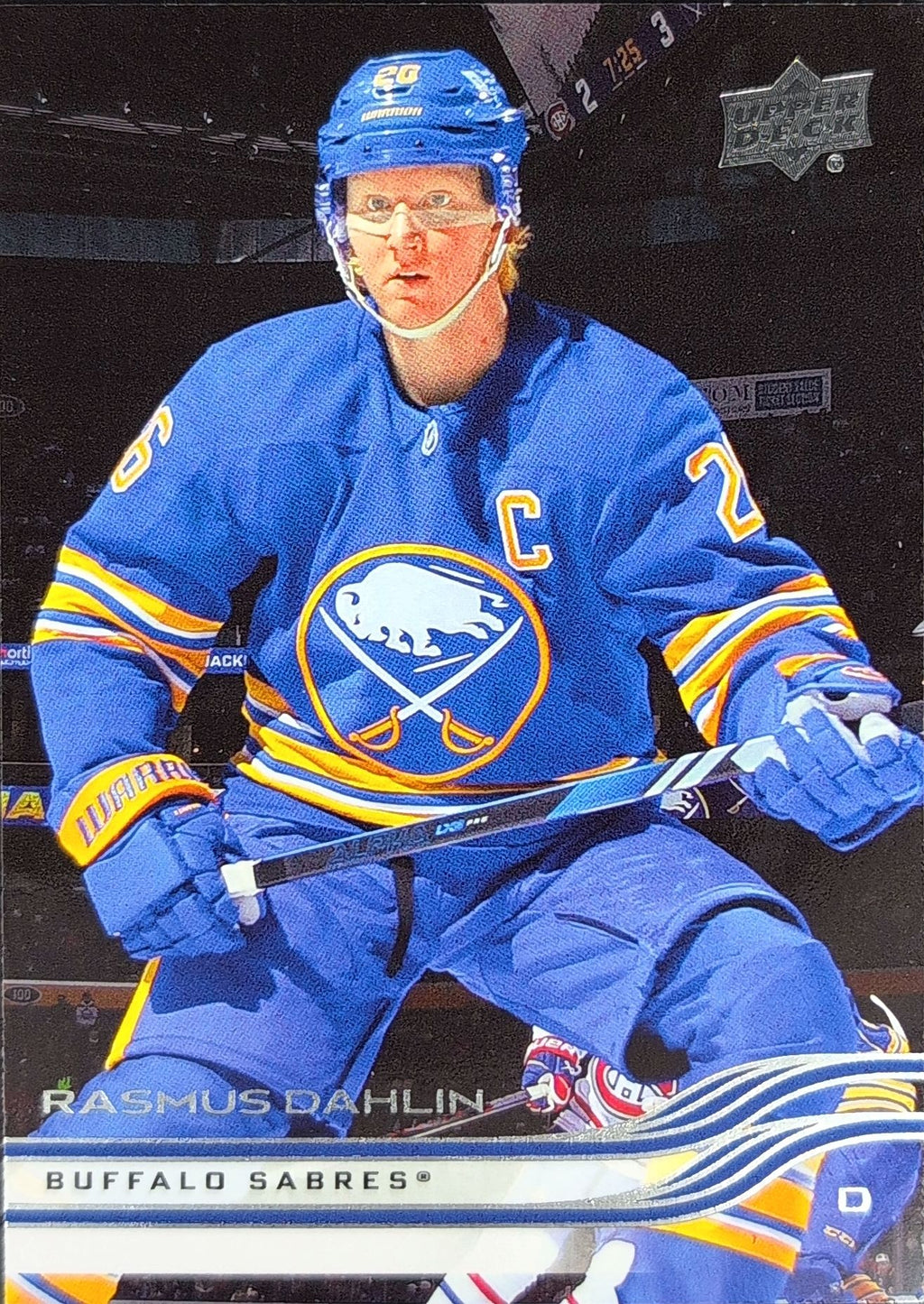 2025-26 Upper Deck Rasmus Dahlin #14 Buffalo Sabres front