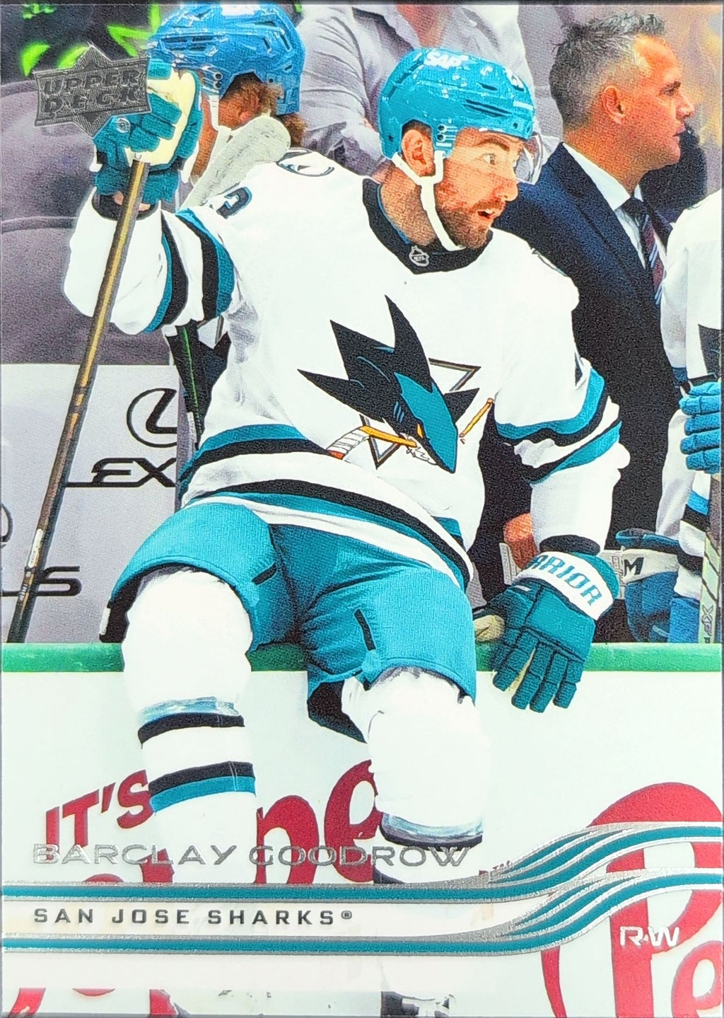2025-26 Upper Deck Barclay Goodrow #138 San Jose Sharks front