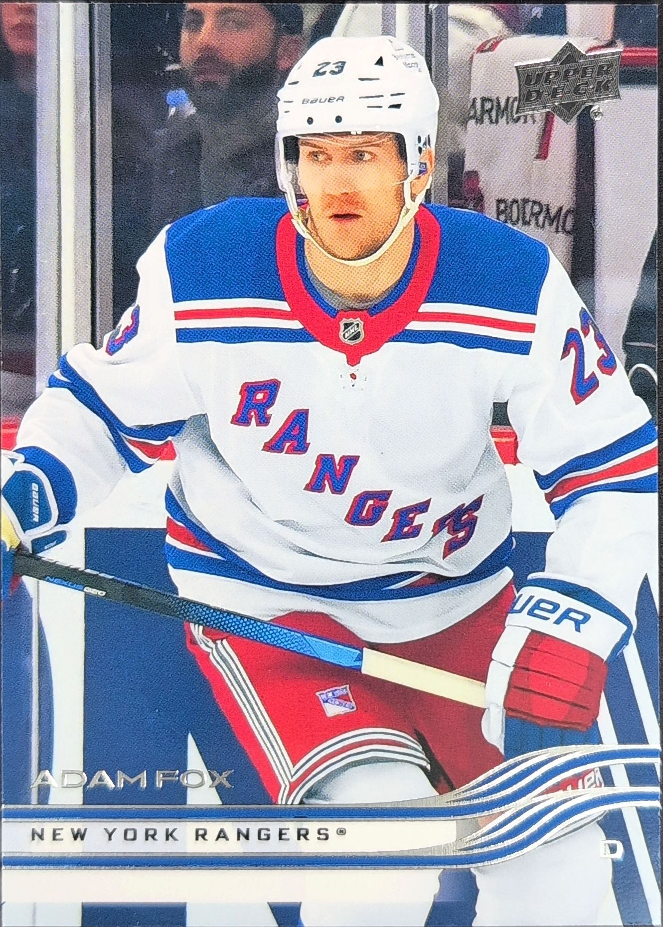 2025-26 Upper Deck Adam Fox #115 New York Rangers front