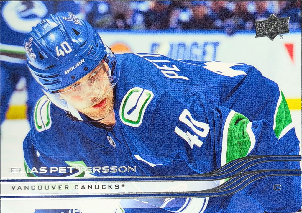 2025-26 Upper Deck Elias Pettersson #176 Vancouver Canucks front