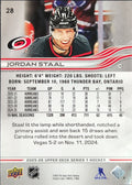 2025-26 Upper Deck Jordan Staal #28 Carolina Hurricanes front