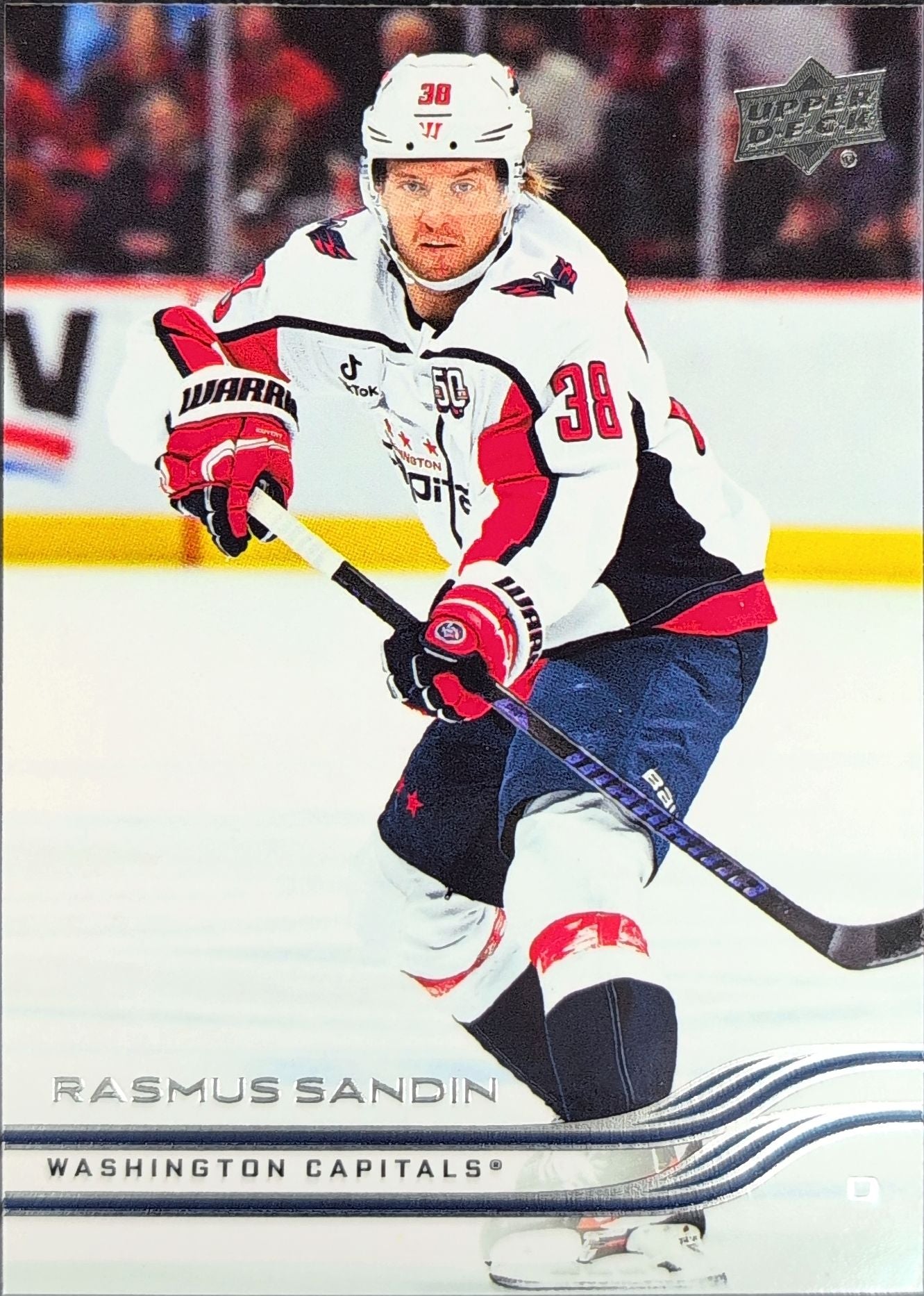 2025-26 Upper Deck Rasmus Sandin #192 Washington Capitals front