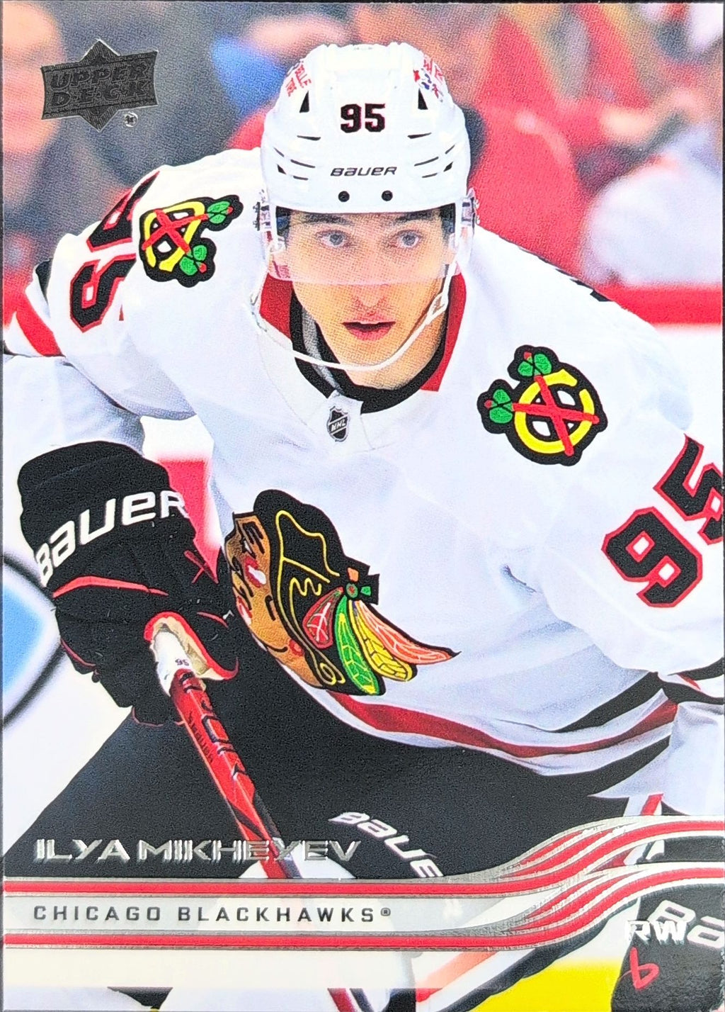 2025-26 Upper Deck Ilya Mikheyev #37 Chicago Blackhawks front