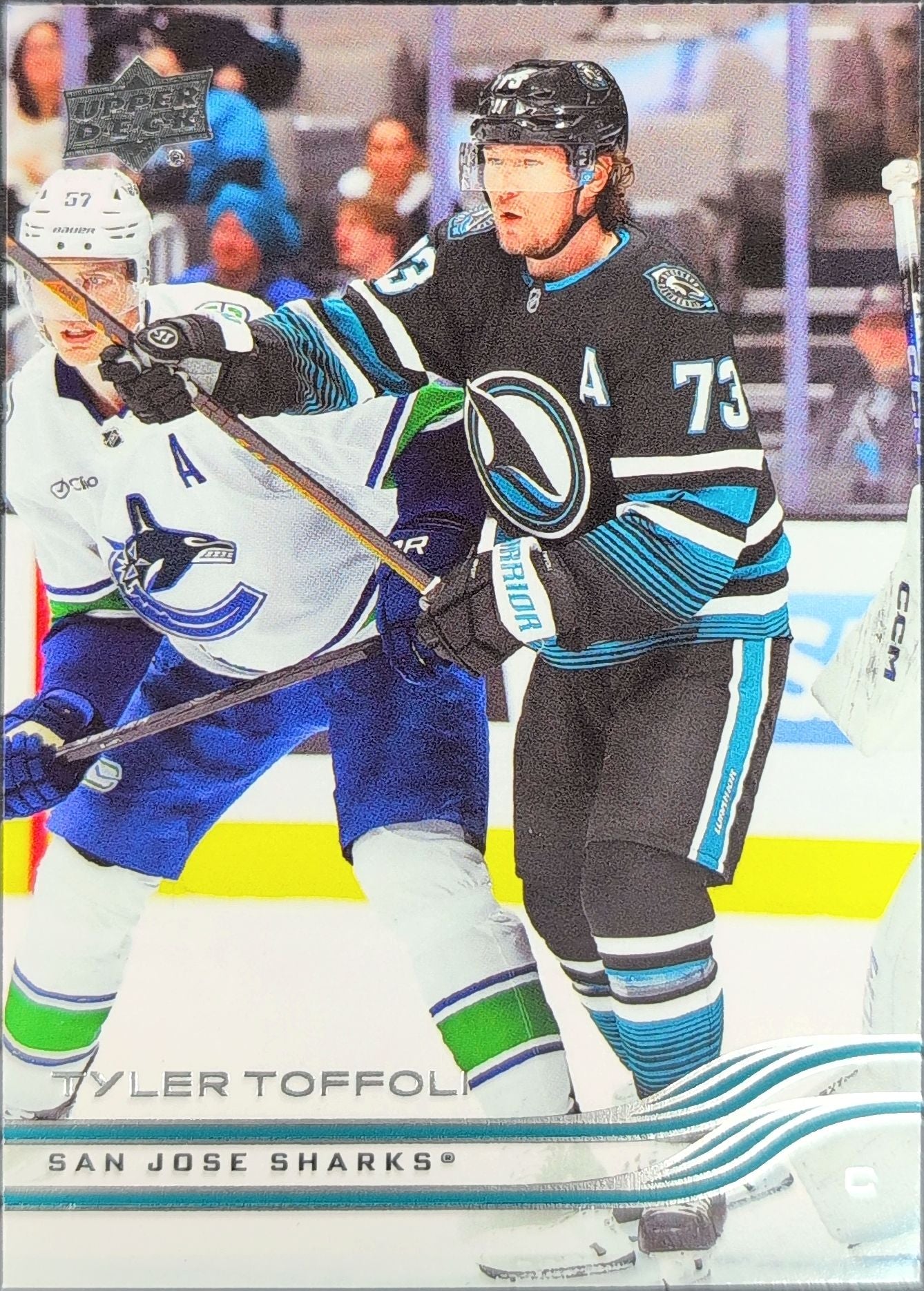 2025-26 Upper Deck Tyler Toffoli #140 San Jose Sharks front