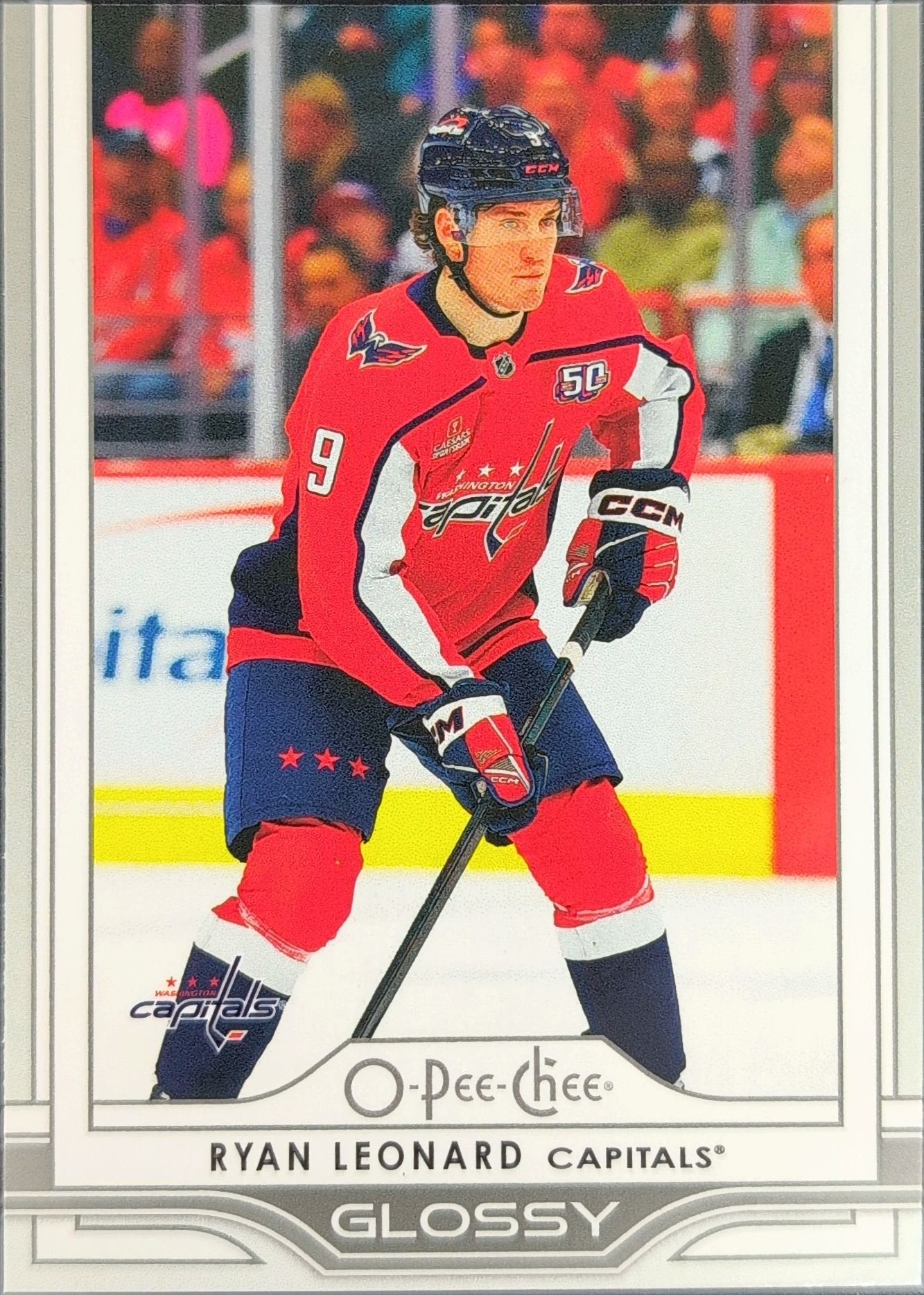 Ryan Leonard 2025-26 Upper Deck #OG-11 O-Pee-Chee Glossy Washington Capitals - front image