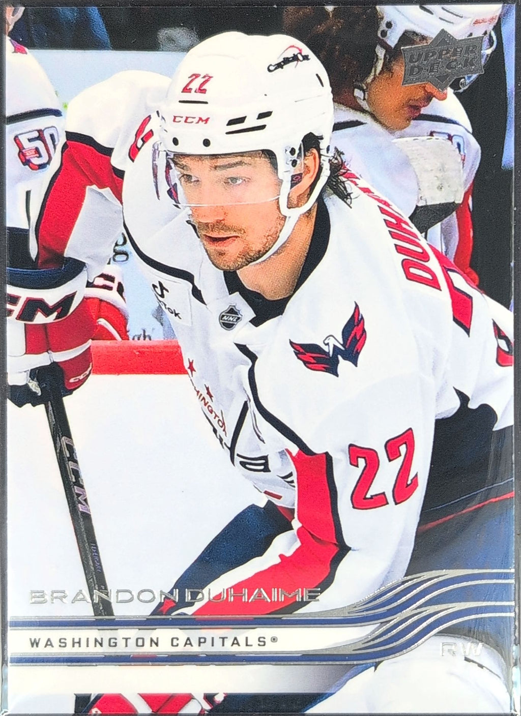 2025-26 Upper Deck Brandon Duhaime #187 Washington Capitals front