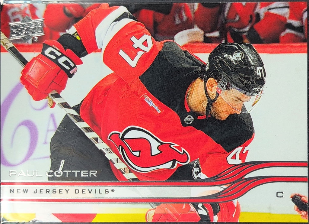 2025-26 Upper Deck Paul Cotter #102 New Jersey Devils front