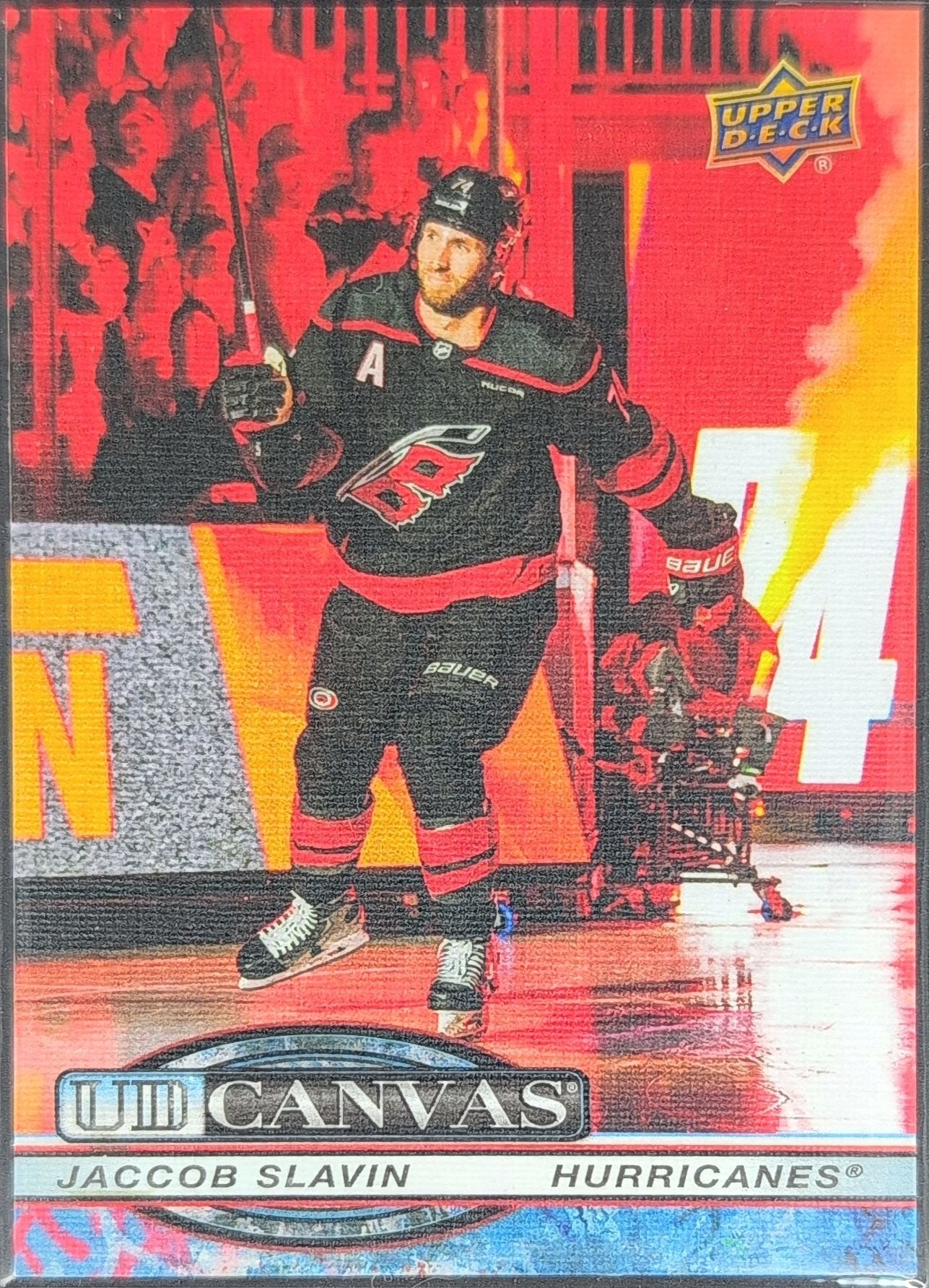 Jaccob Slavin 2025-26 Upper Deck #C-74 UD Canvas Carolina Hurricanes - front image