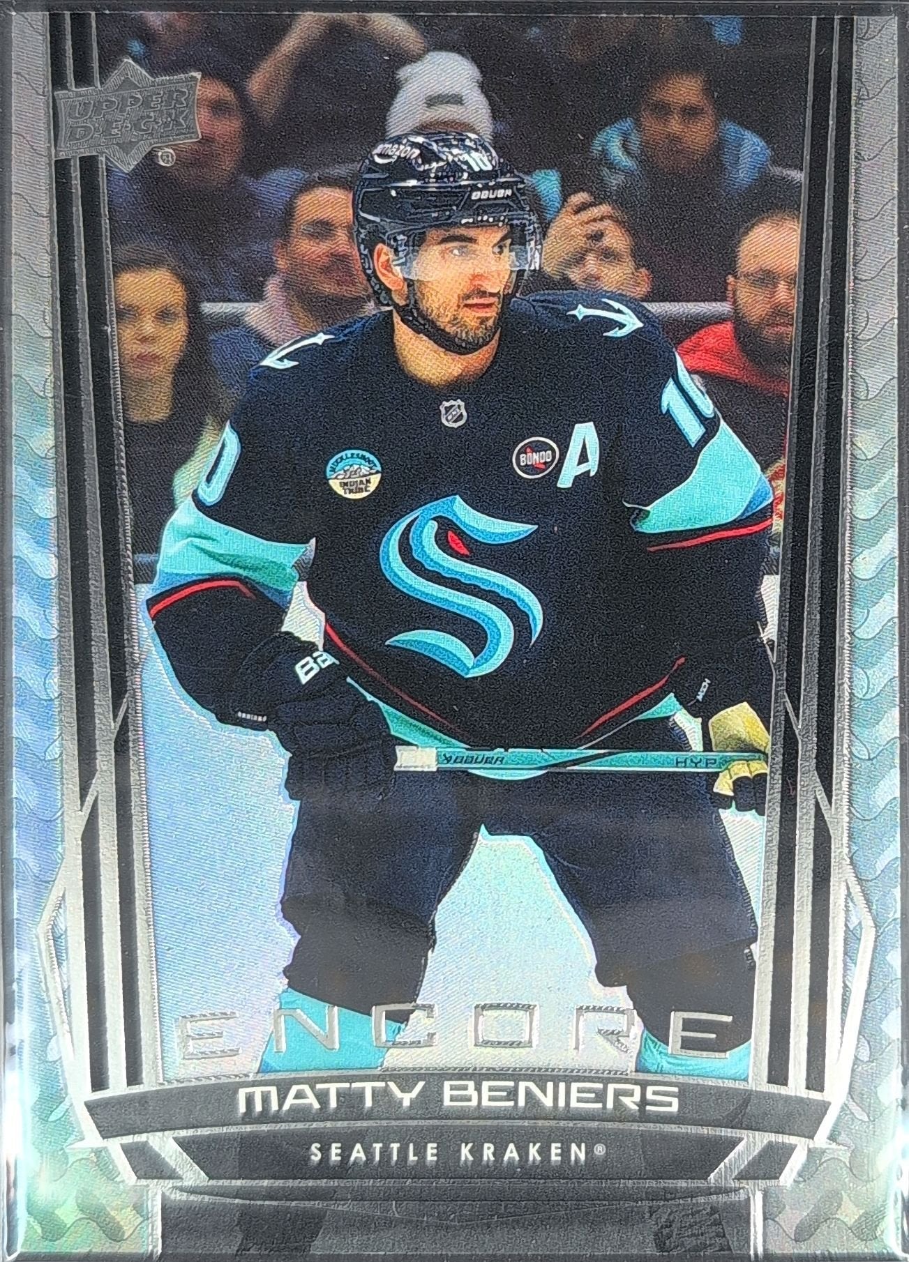 Matty Beniers 2025-26 Upper Deck #E-48 Encore Seattle Kraken - front image
