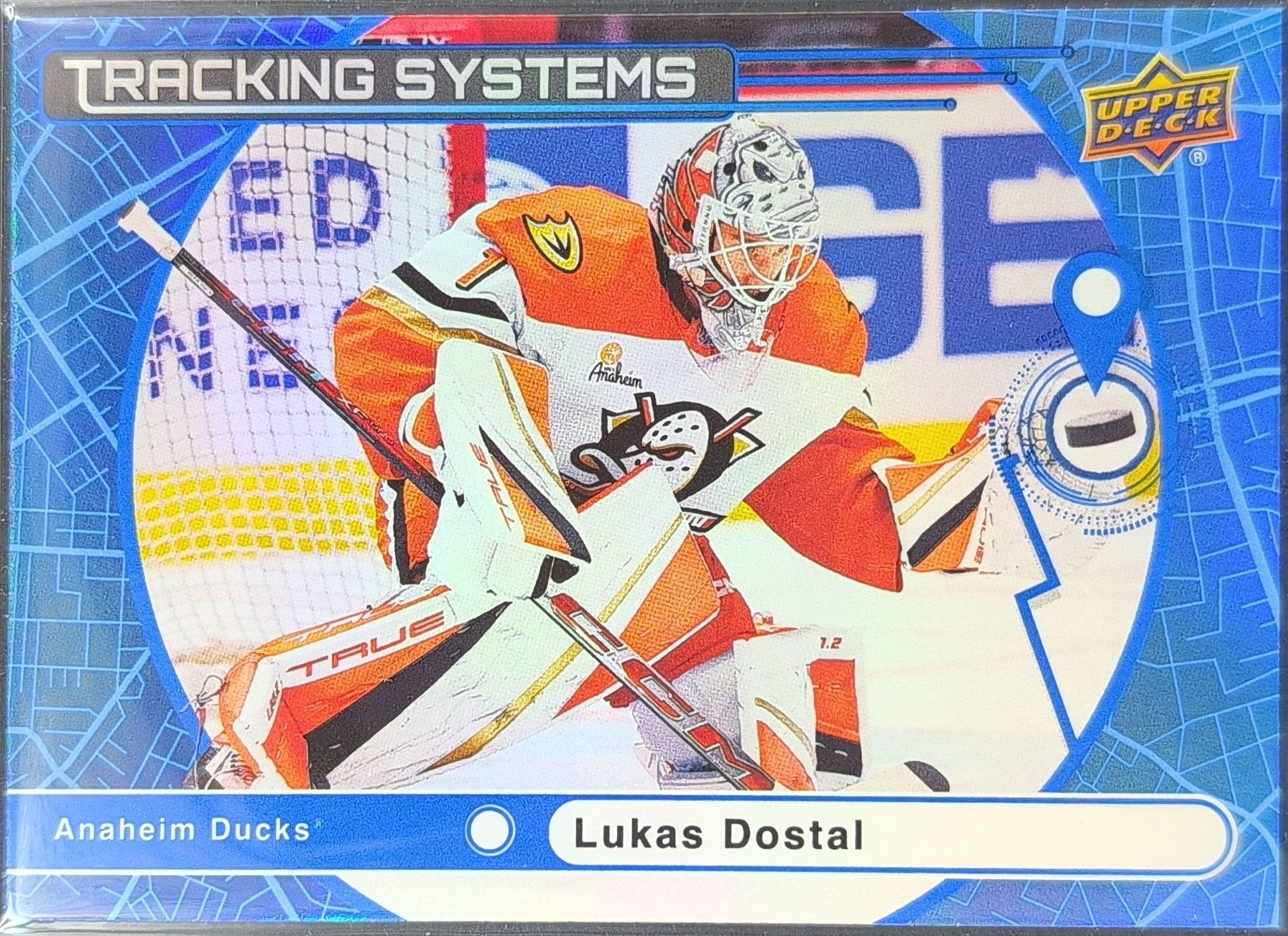 Lukas Dostal 2025-26 Upper Deck #TS-13 Tracking Systems Speckle Anaheim Ducks - front image