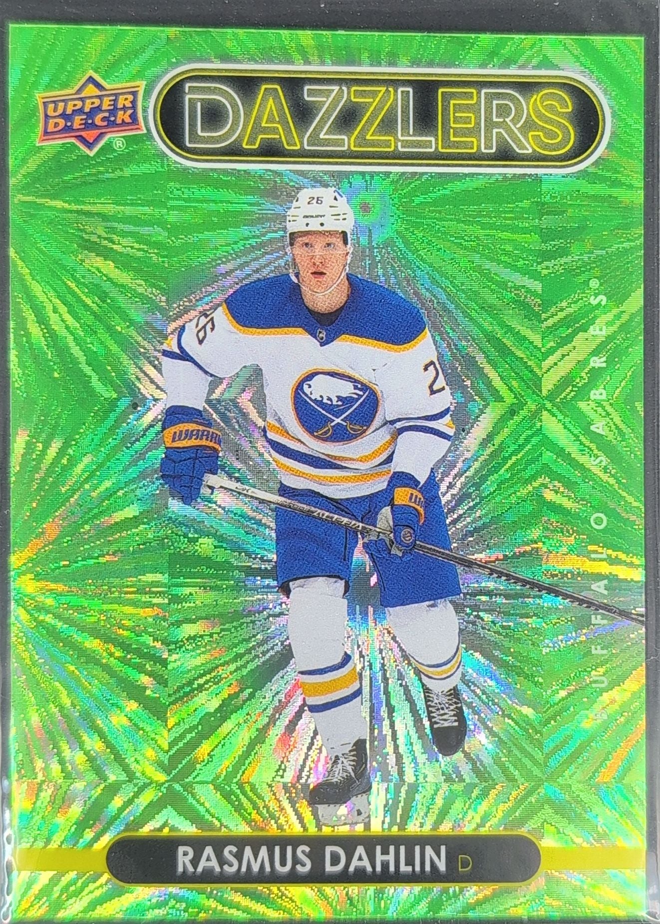 2021-2022 Upper Deck Rasmus Dahlin #DZ-7 Buffalo Sabres front