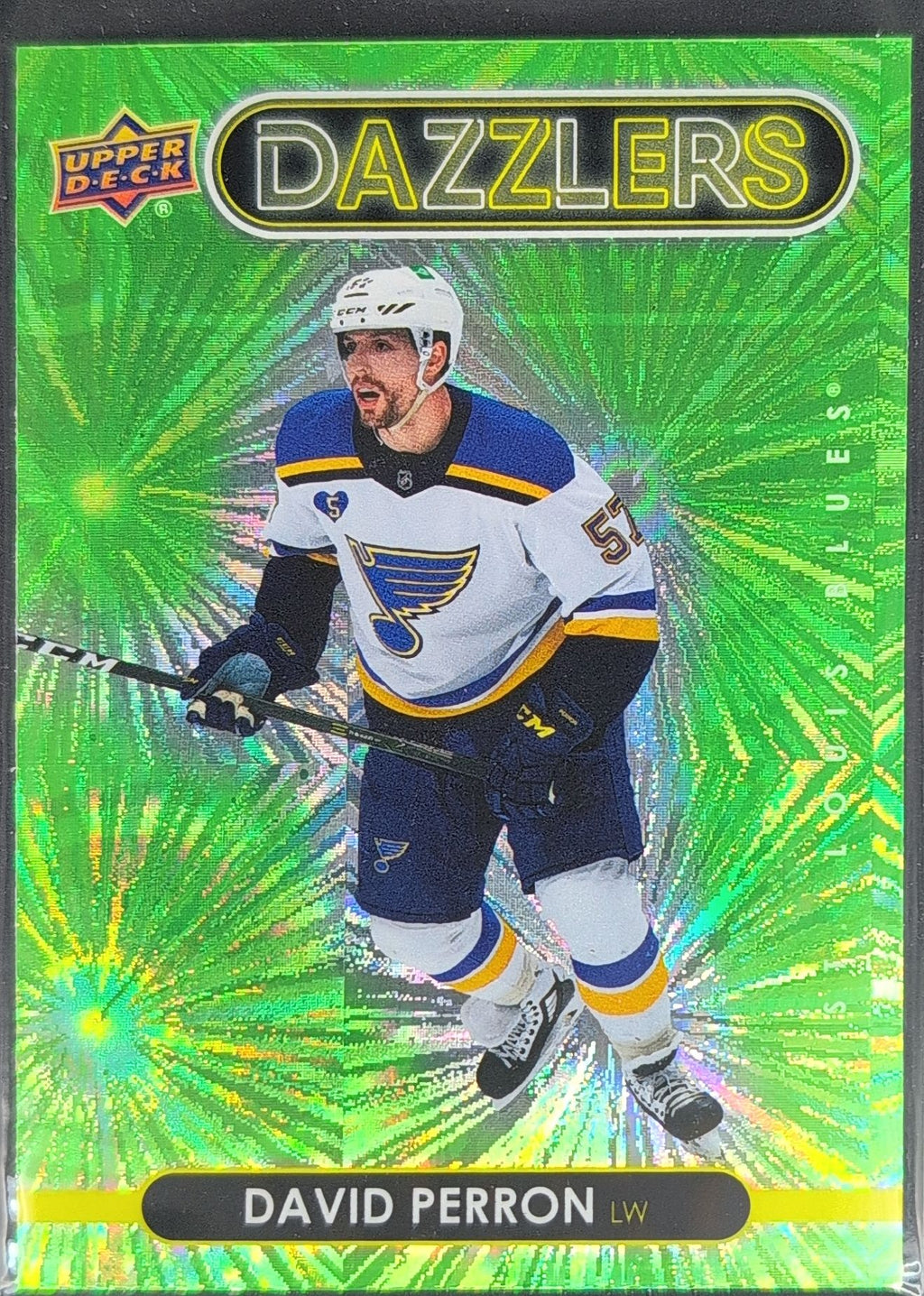 2021-2022 Upper Deck David Perron #DZ-38 St. Louis Blues front