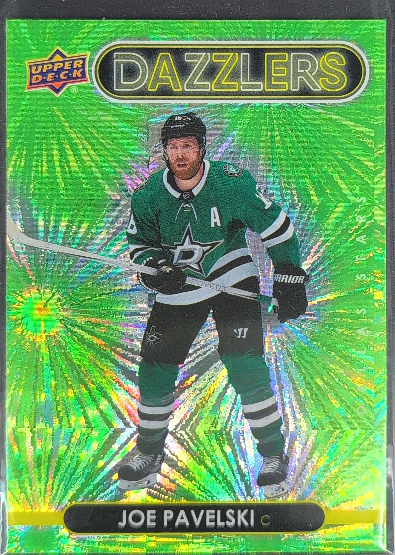 2021-2022 Upper Deck Joe Pavelski #DZ-17 Dallas Stars front