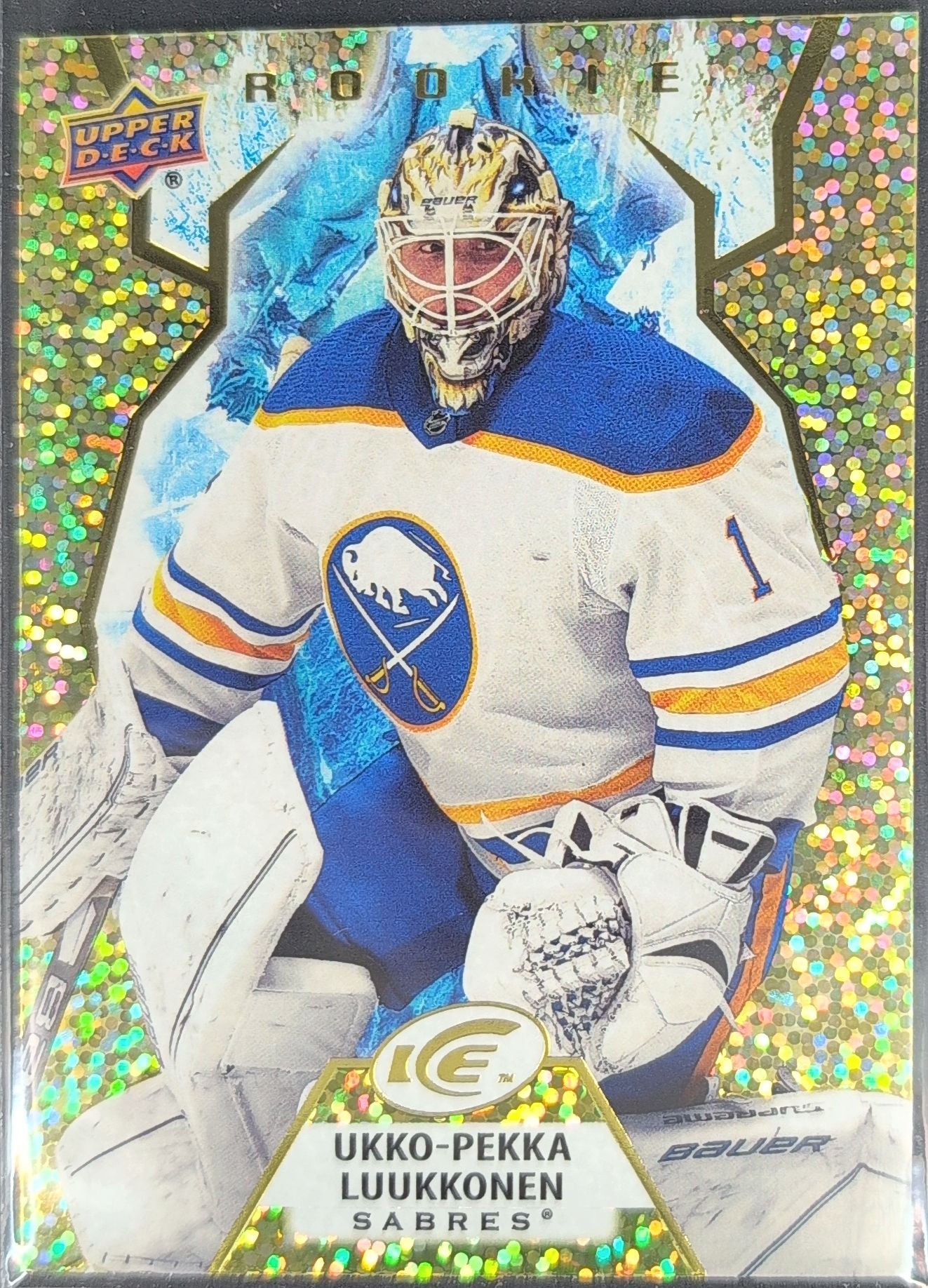 2021-2022 Upper Deck Ukko-Pekka Luukkonen #102 Buffalo Sabres front