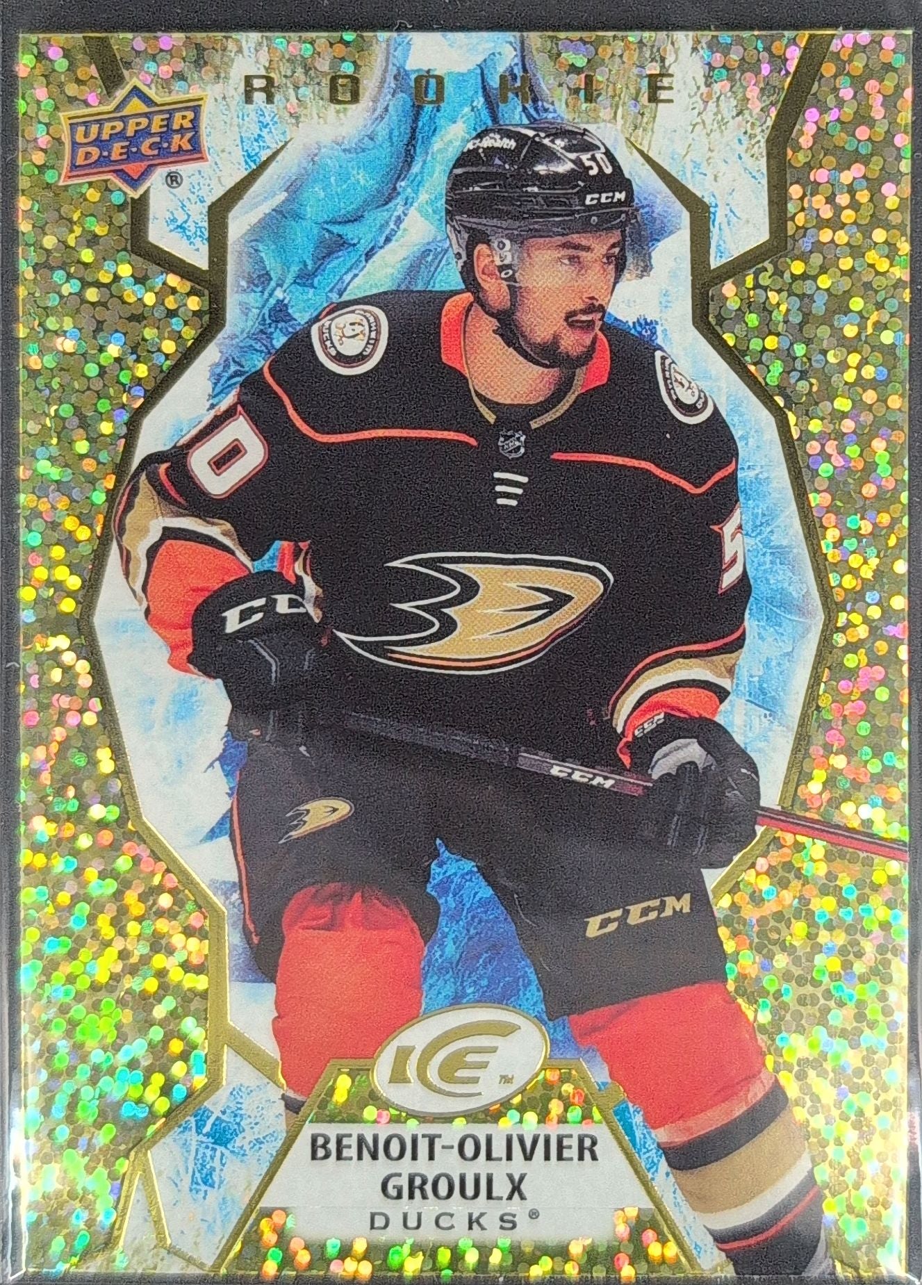 2021-2022 Upper Deck Benoit-Olivier Groulx #111 Anaheim Ducks front