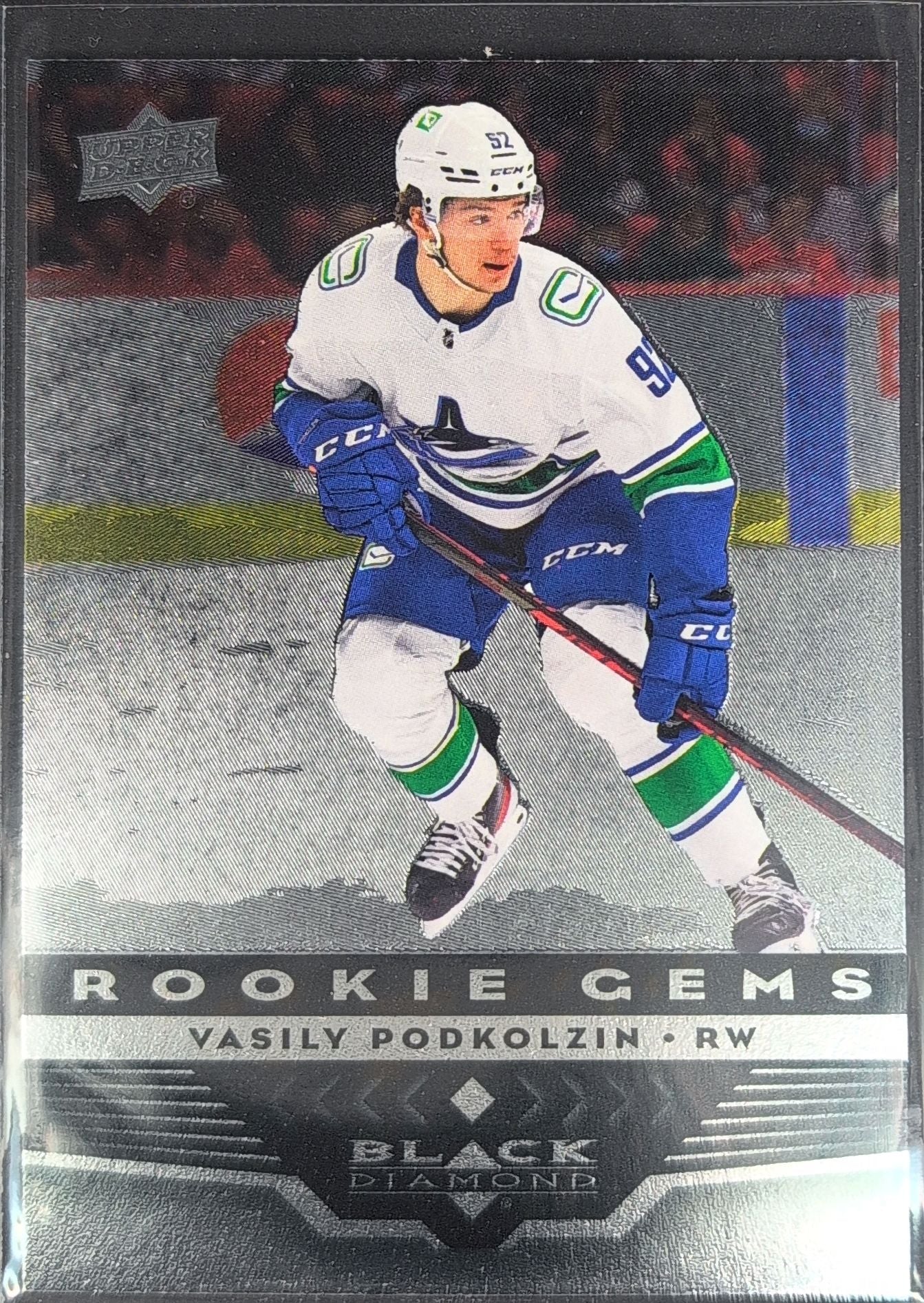 2021-2022 Upper Deck Vasily Podkolzin #BD-10 Vancouver Canucks front