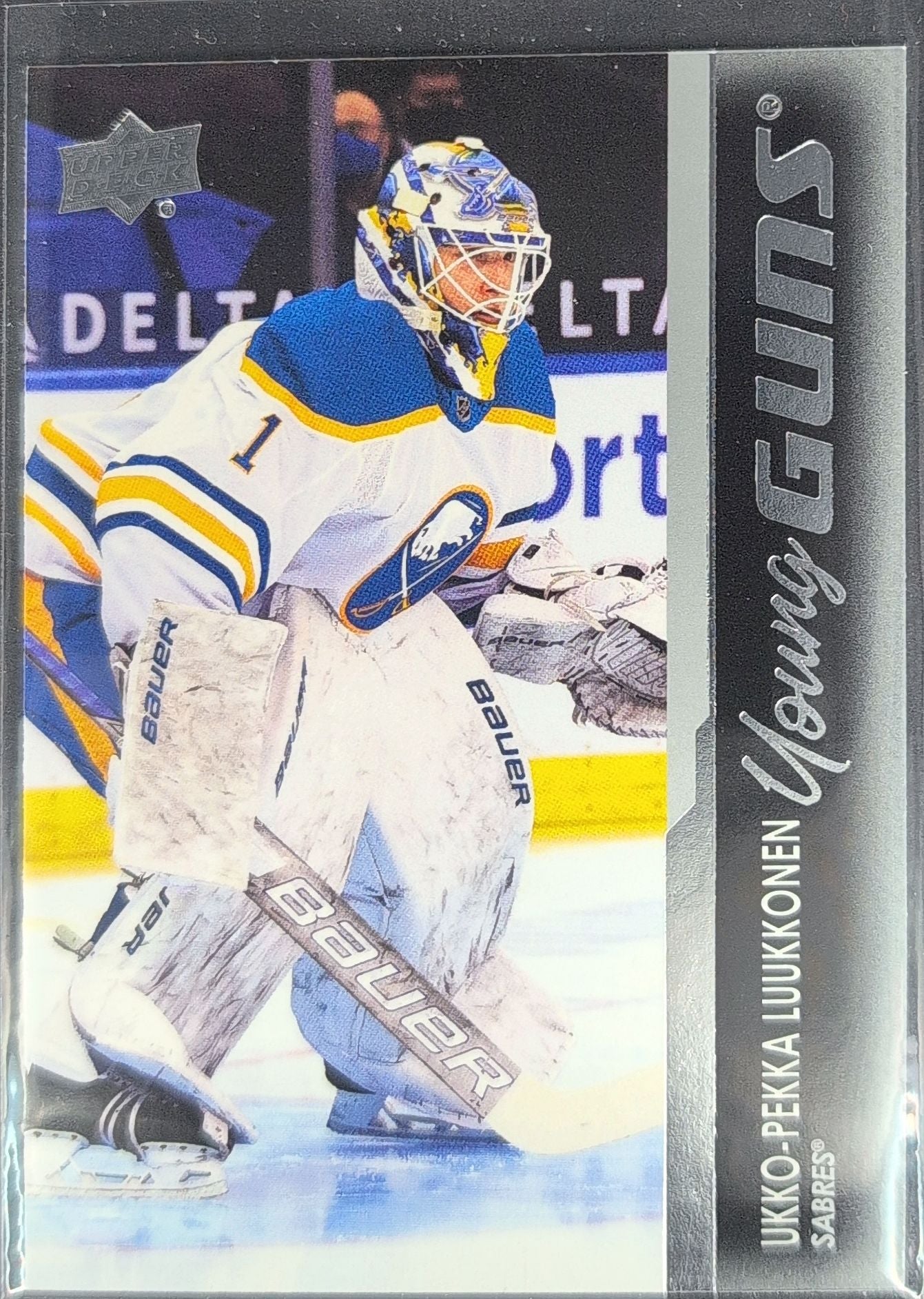 2021-22 Upper Deck Ukko-Pekka Luukkonen #202 RC Buffalo Sabres front