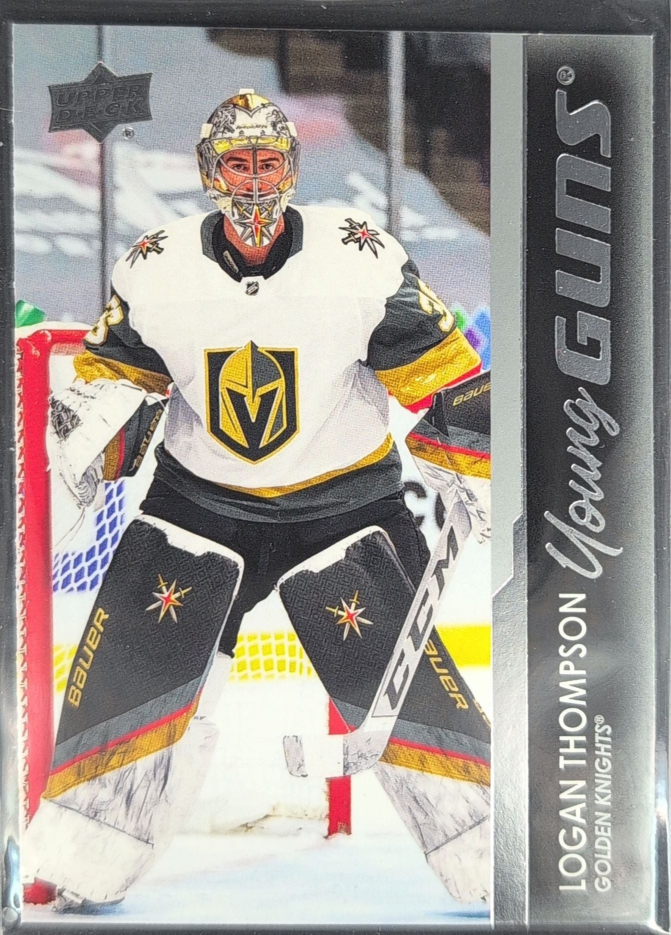 2021-2022 Upper Deck Logan Thompson #219 RC Vegas Golden Knights front