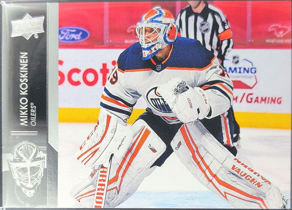 2021-22 Upper Deck Mikko Koskinen #72 Edmonton Oilers front
