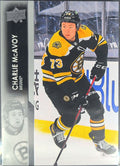 2021-2022 Upper Deck Charlie McAvoy #18 Boston Bruins front