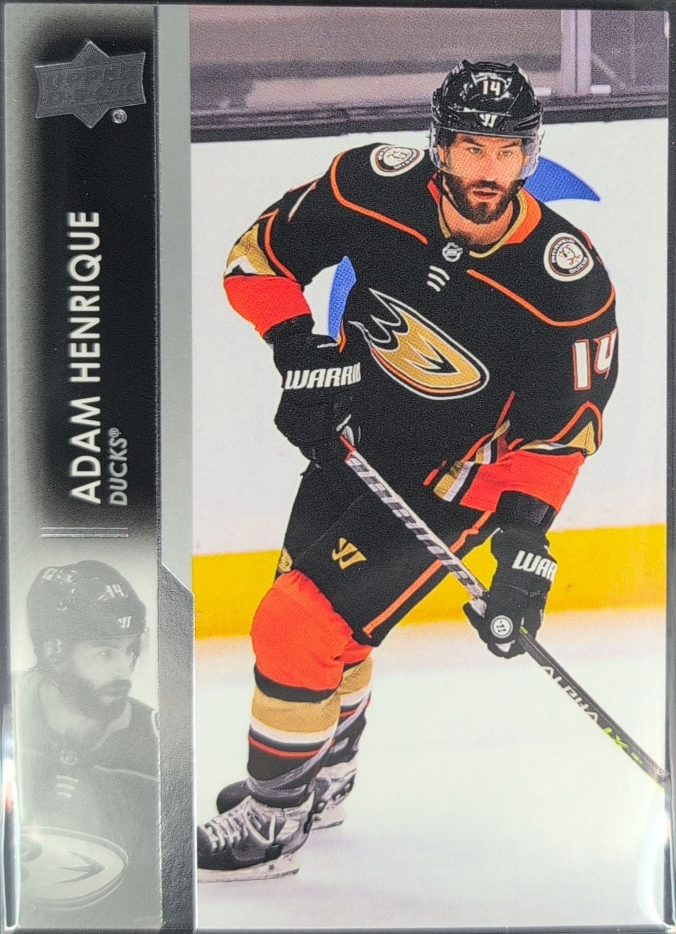 2021-22 Upper Deck Adam Henrique #4 Anaheim Ducks front