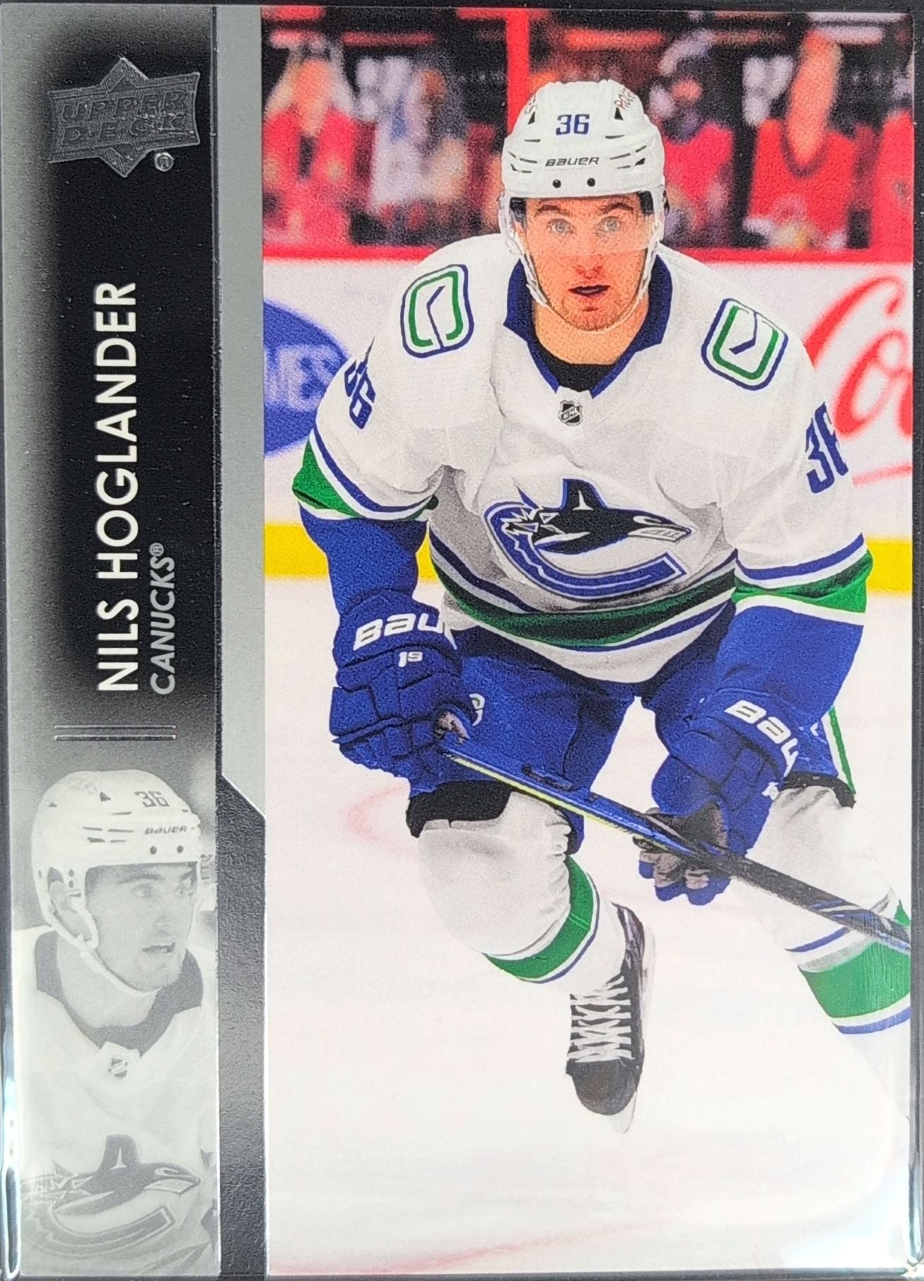 2021-22 Upper Deck Nils Hoglander #174 Vancouver Canucks front