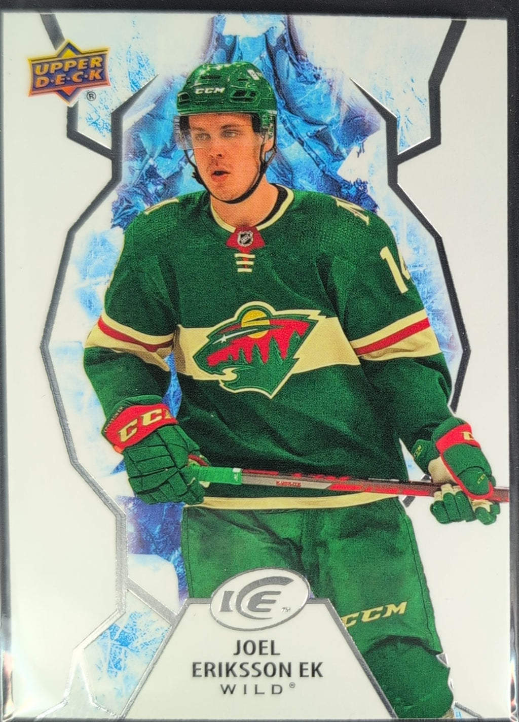 2021-2022 Upper Deck Joel Eriksson Ek #59 Minnesota Wild front