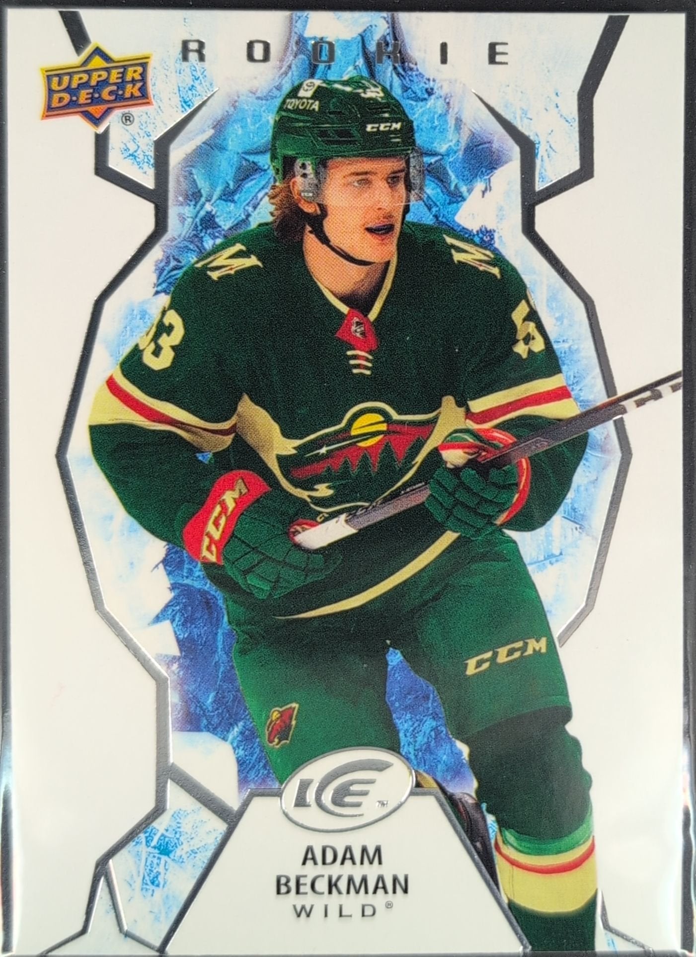 Adam Beckman 2021-2022 Upper Deck #139 Minnesota Wild - front image