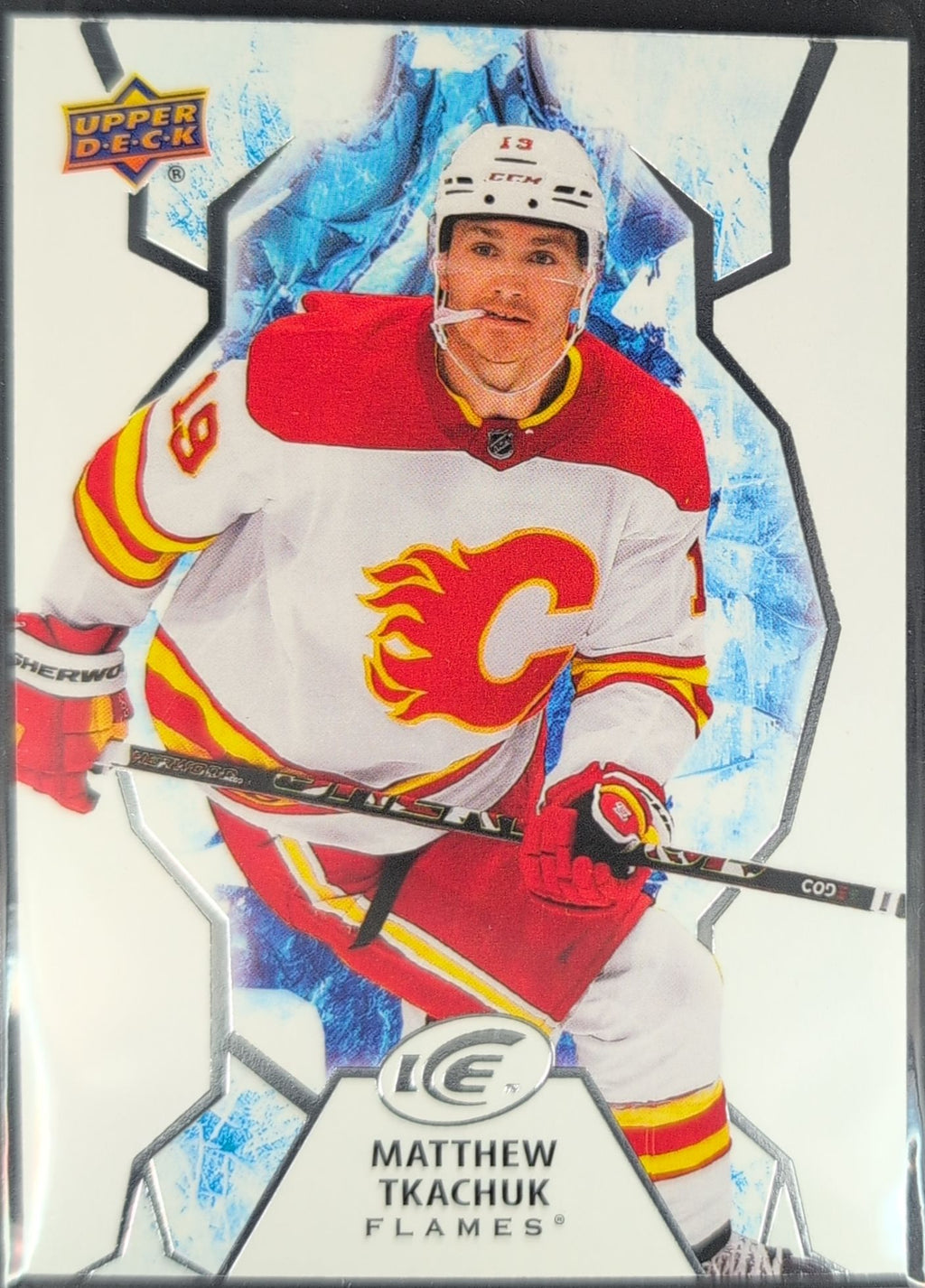2021-22 Upper Deck Ice Matthew Tkachuk #94 Calgary Flames front