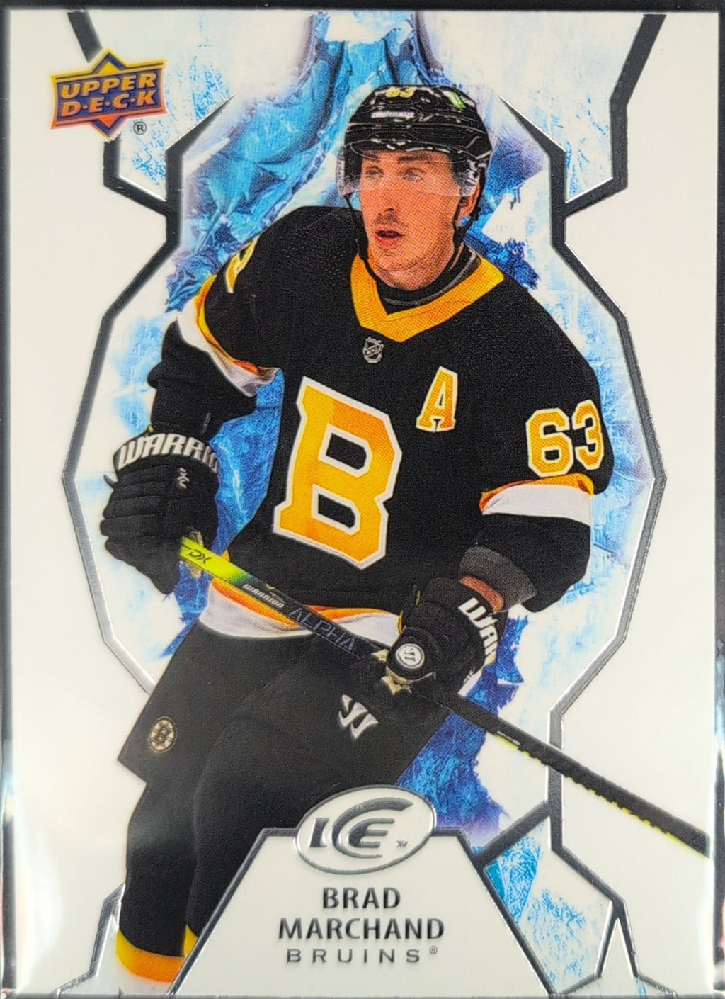 2021-2022 Upper Deck Brad Marchand #83 Boston Bruins front