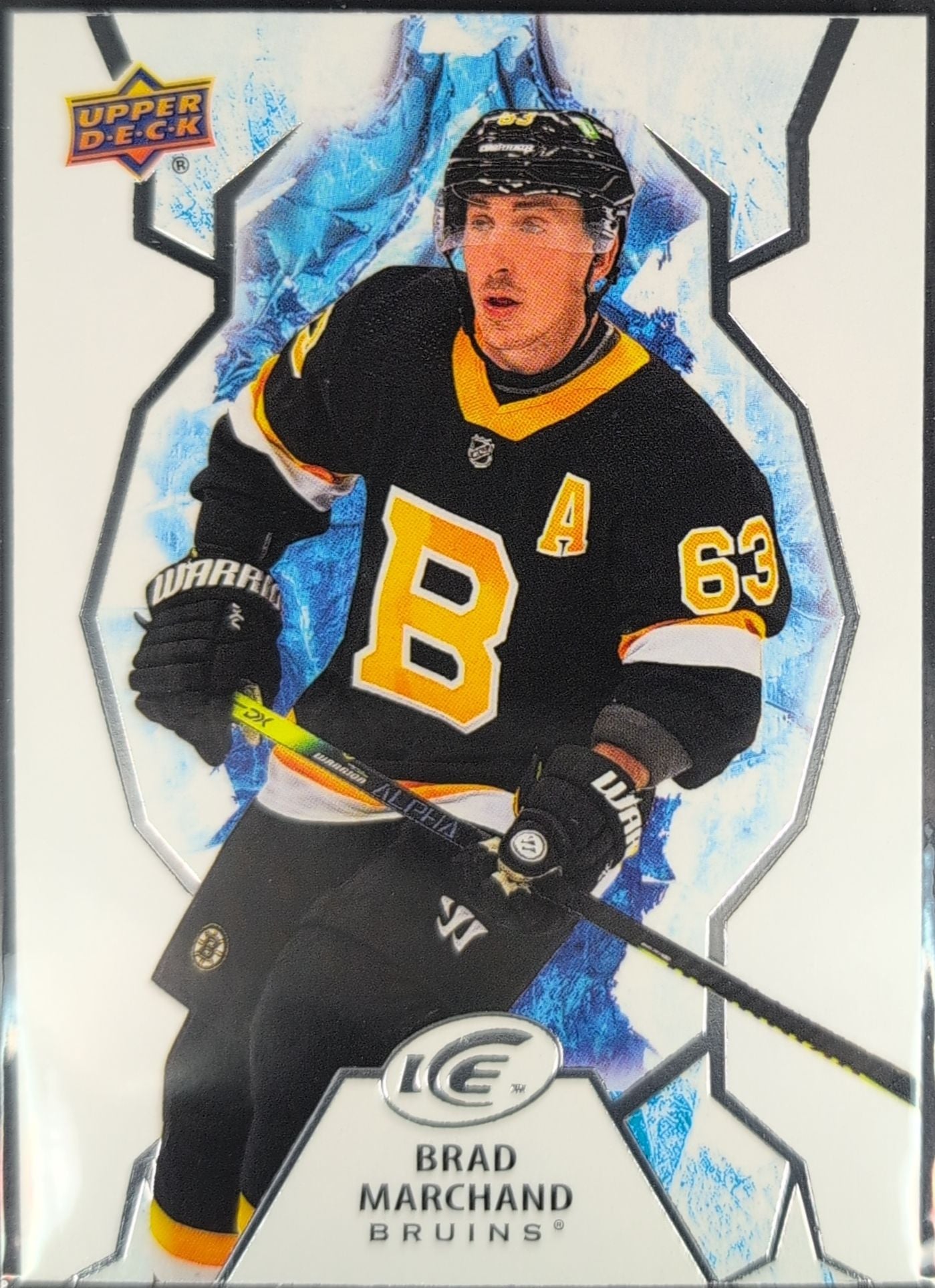 2021-2022 Upper Deck Brad Marchand #83 Boston Bruins front