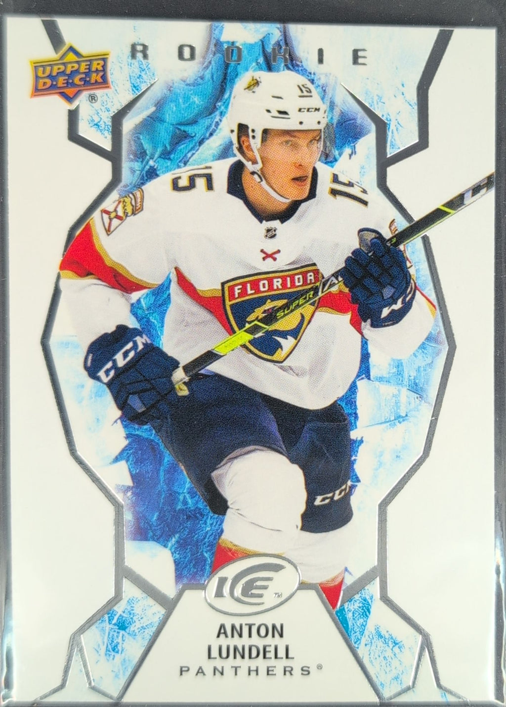 2021-2022 Upper Deck Anton Lundell #101 Florida Panthers front