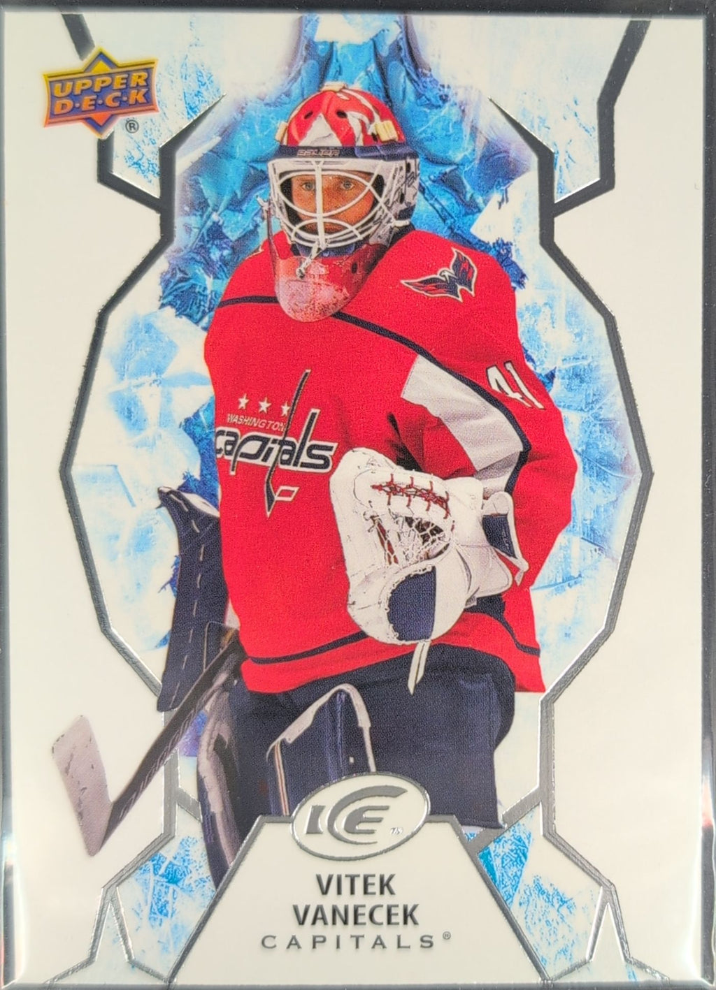2021-22 Upper Deck Ice Vitek Vanecek #79 Washington Capitals front