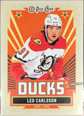 Leo Carlsson 2025-26 O-Pee-Chee #451 Retro Anaheim Ducks - front image