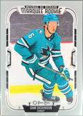 2025-26 O-Pee-Chee Sam Dickinson #596 RC San Jose Sharks front