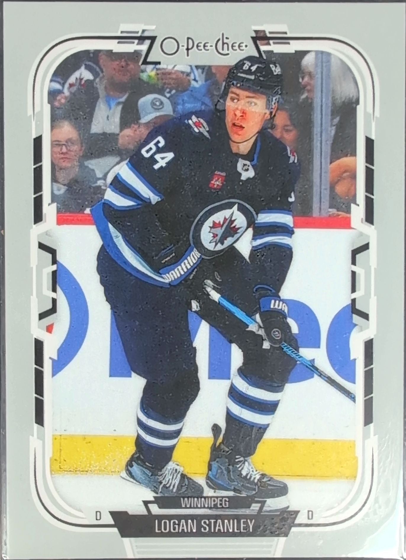 2025-26 O-Pee-Chee Logan Stanley #240 Winnipeg Jets front
